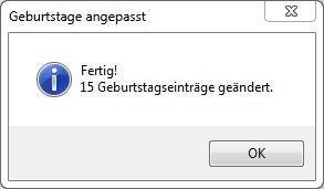 Abschlussmeldung