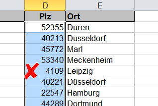 Die Null geht verloren - das beheben wir