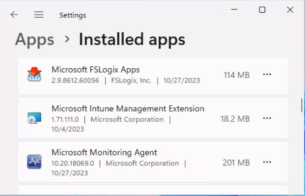 Der FSLogix-Agent wurde erfolgreich installiert