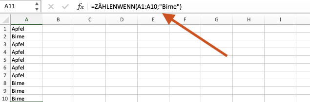 Gib die Formel 