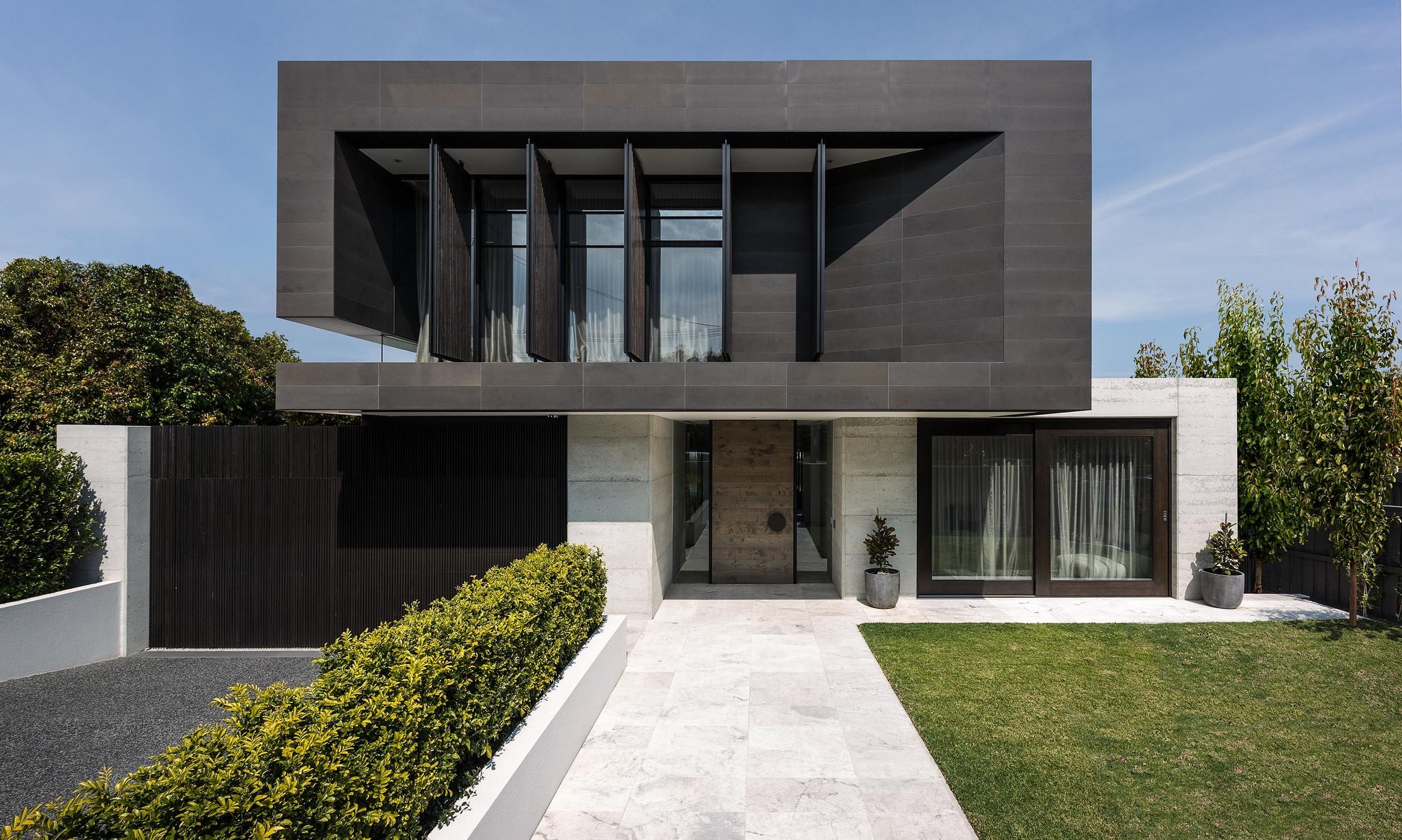 Ein Bild von einem modernem Haus