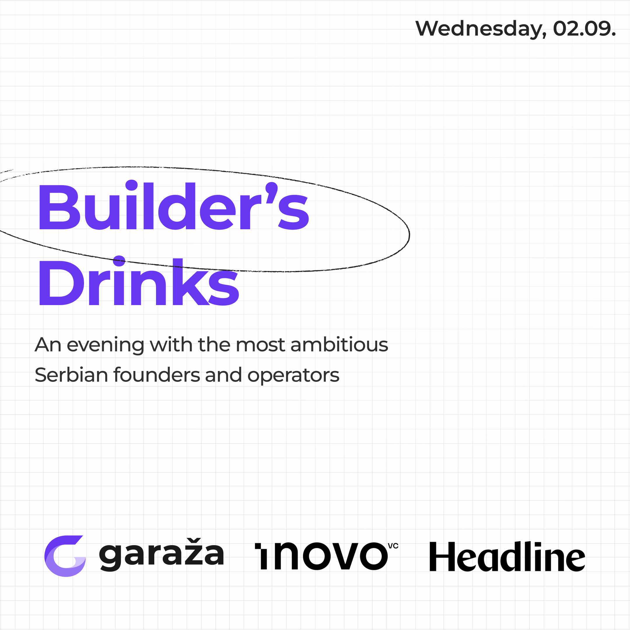 Builder's Drinks w/ Headline & Inovo