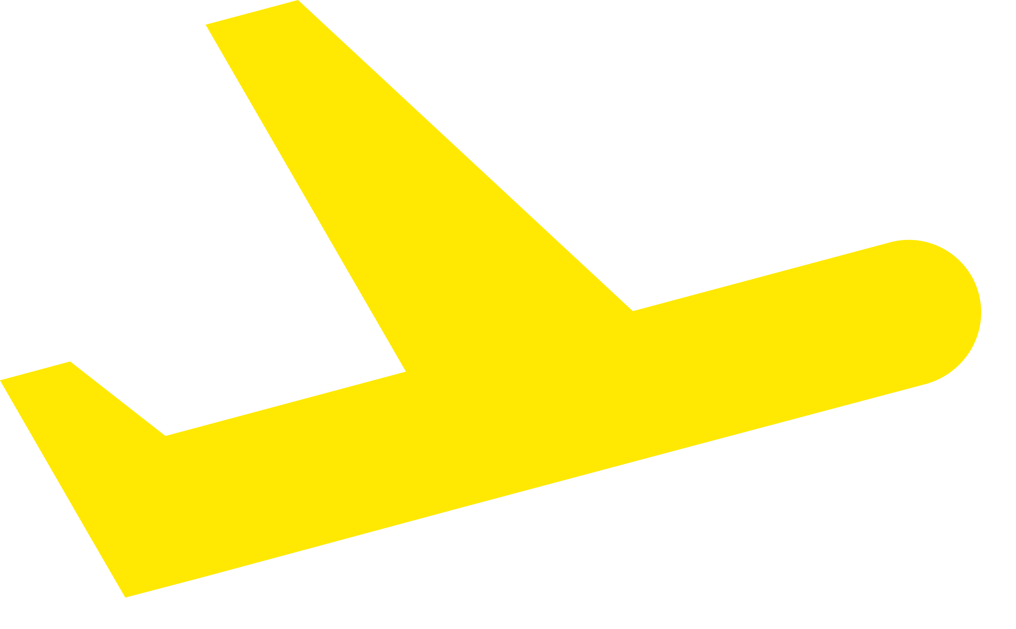 Airplane icon soaring in the sky in yellow