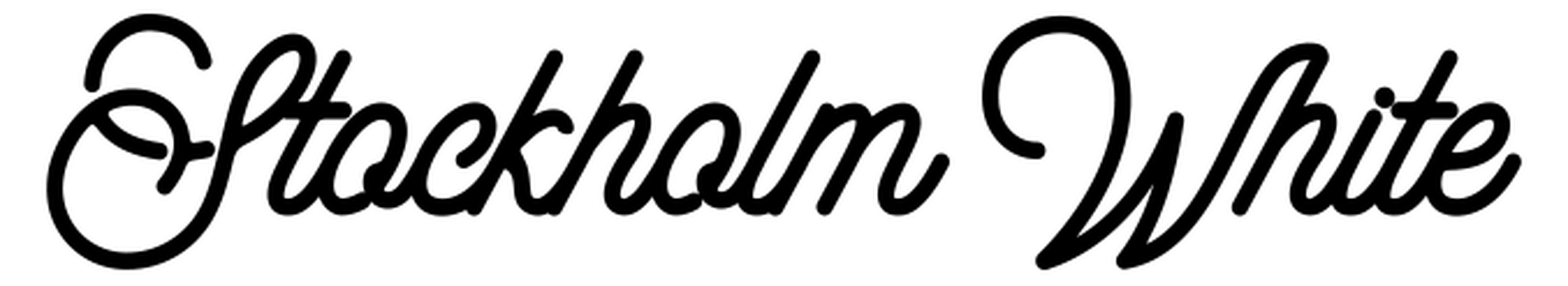 Stockholm White Logotype