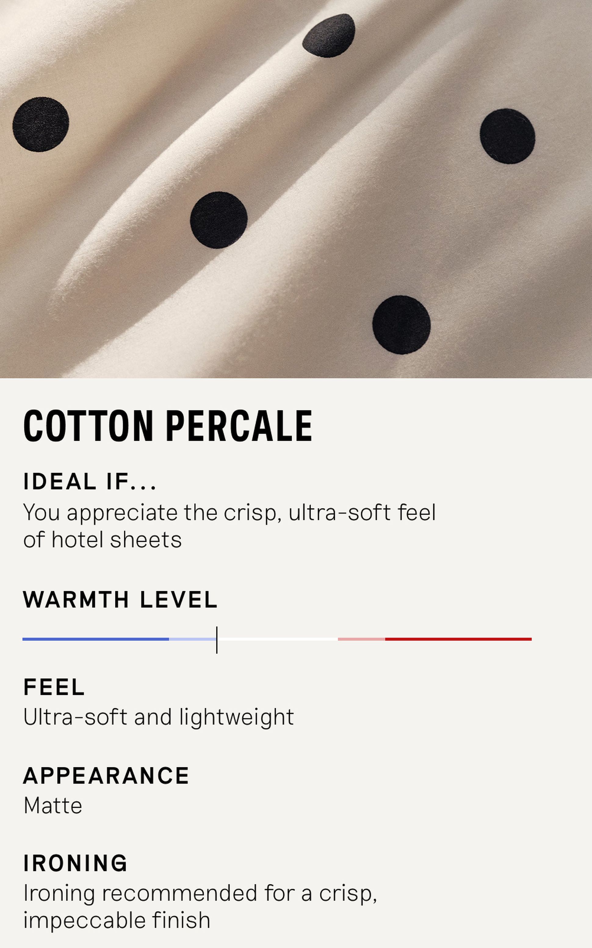 Percale de coton
