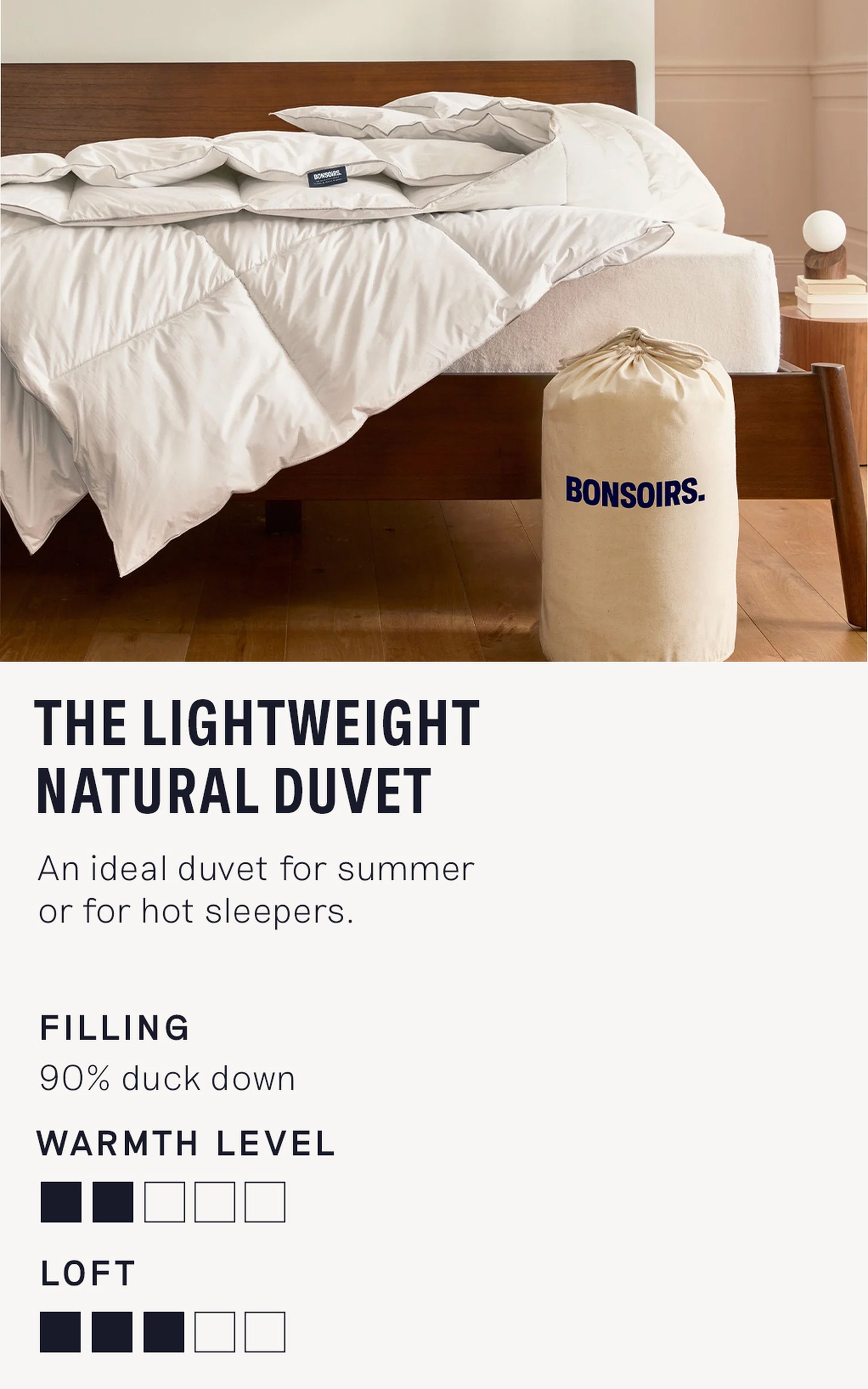 Infographie Couette Légère Naturelle