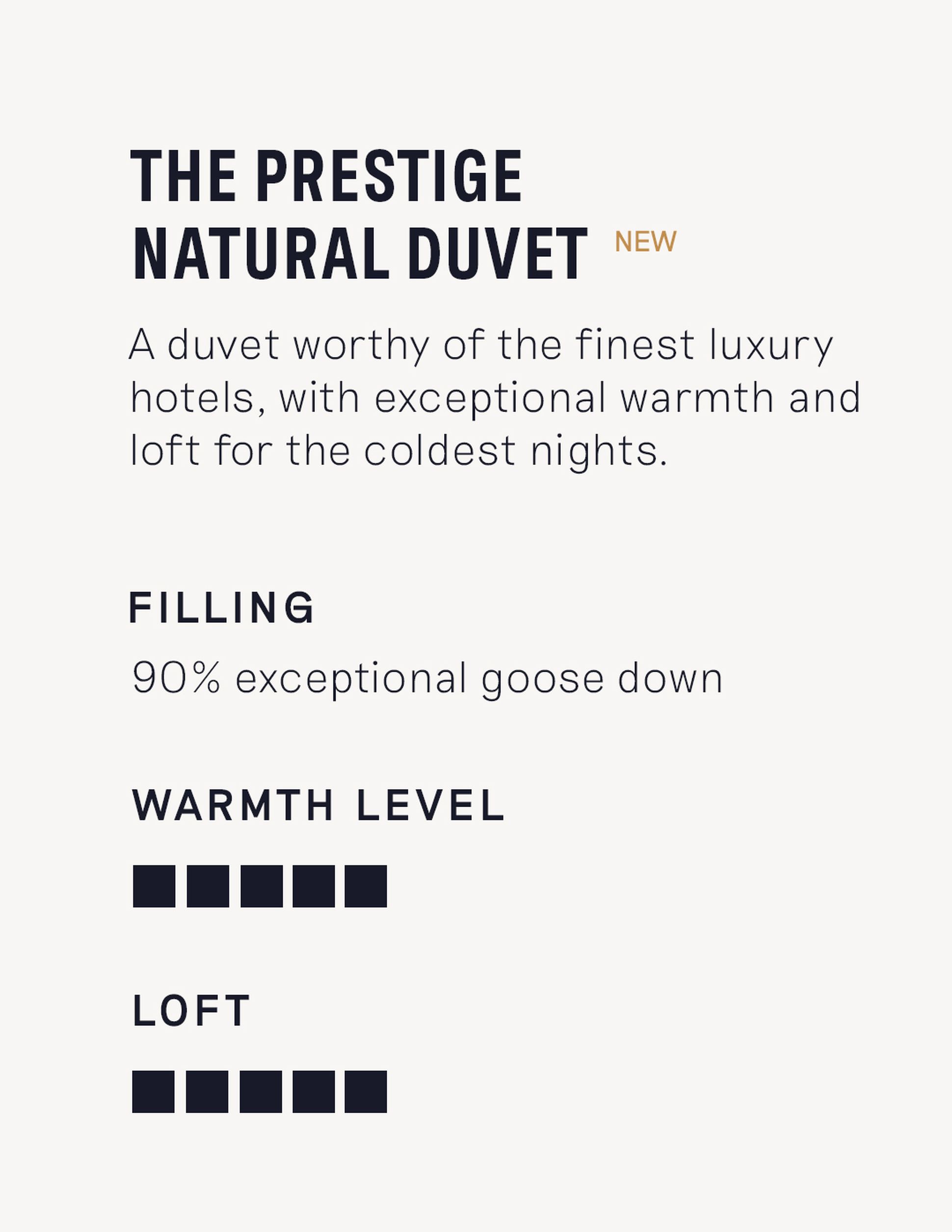 Infographie Couette Prestige