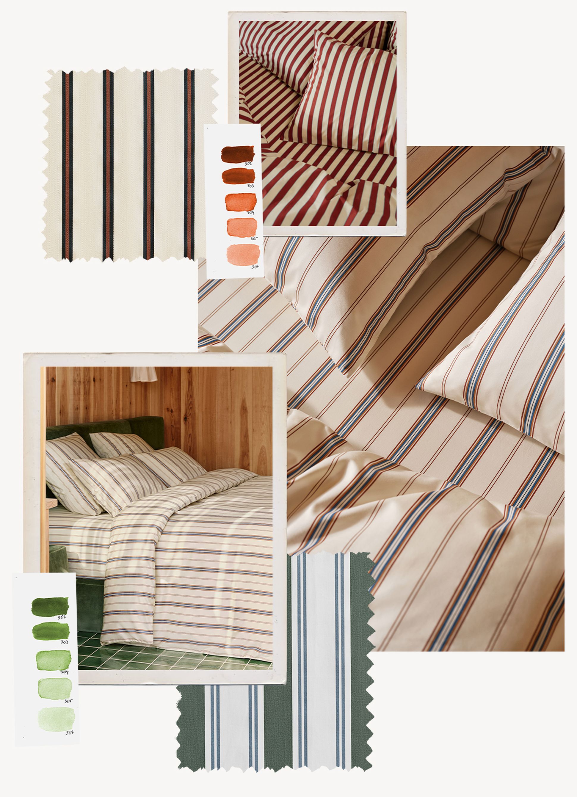 Bonsoirs Draps Rayures Savoir Faire