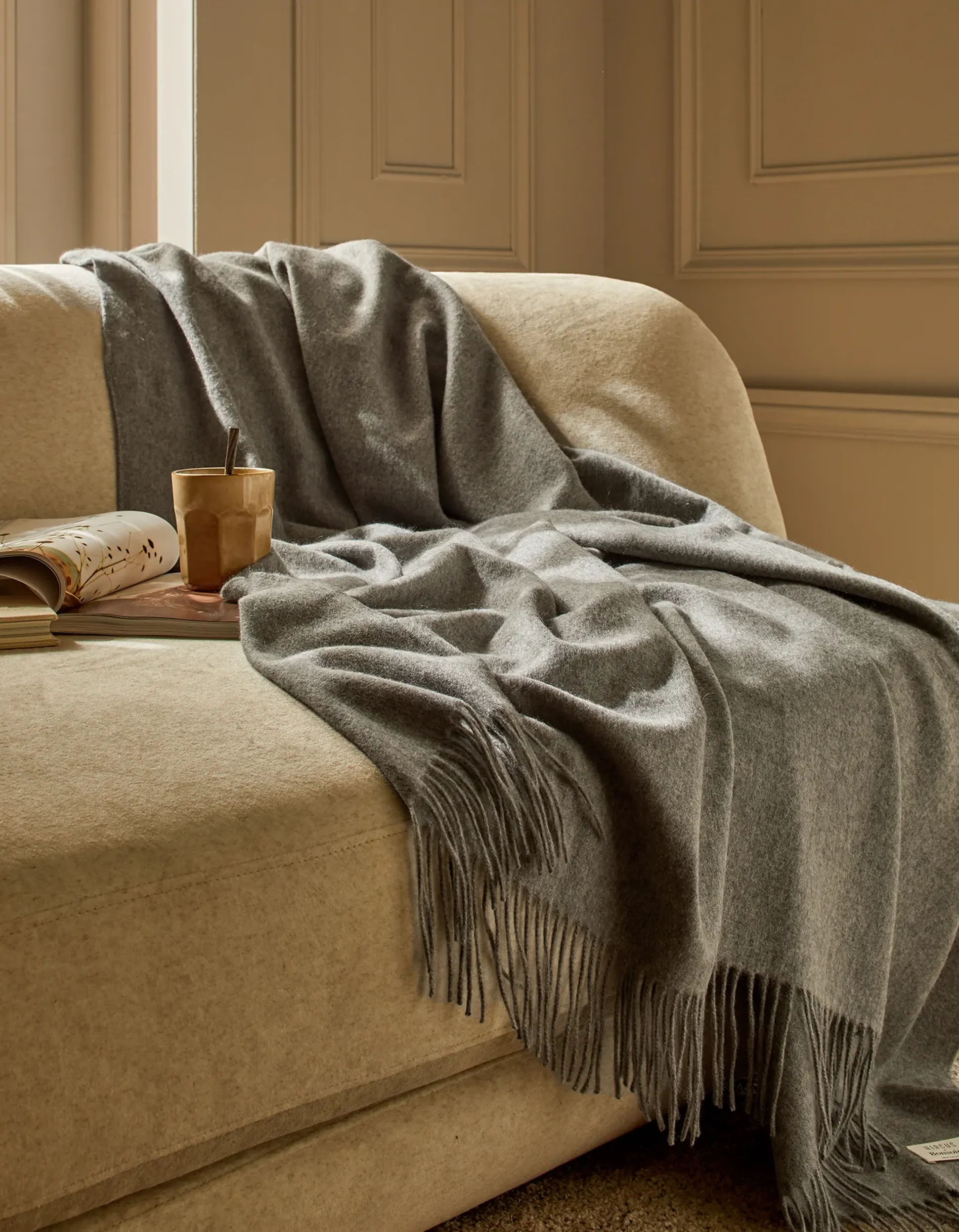 Plaid Cachemire Gris