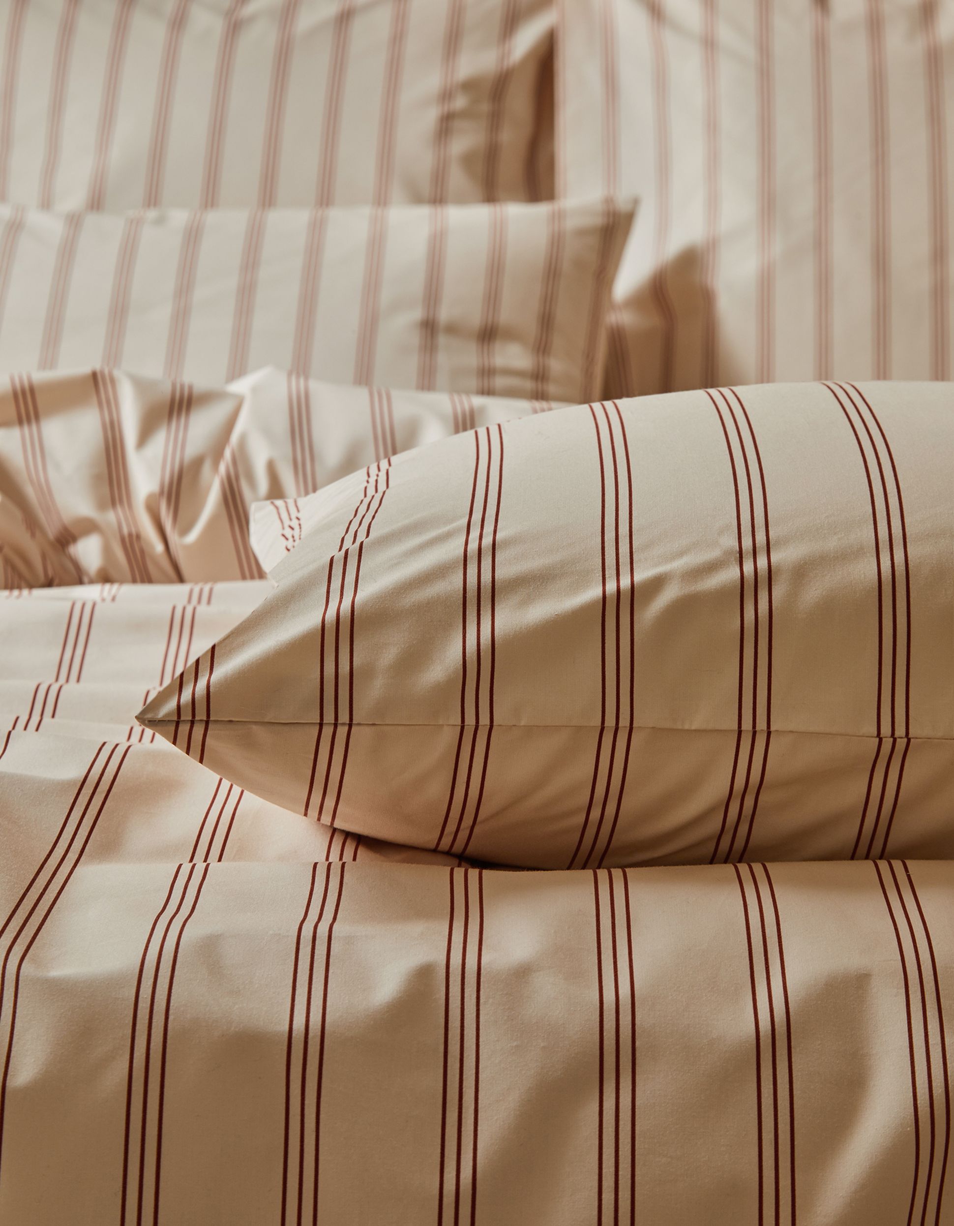 parure percale de coton trio caramel