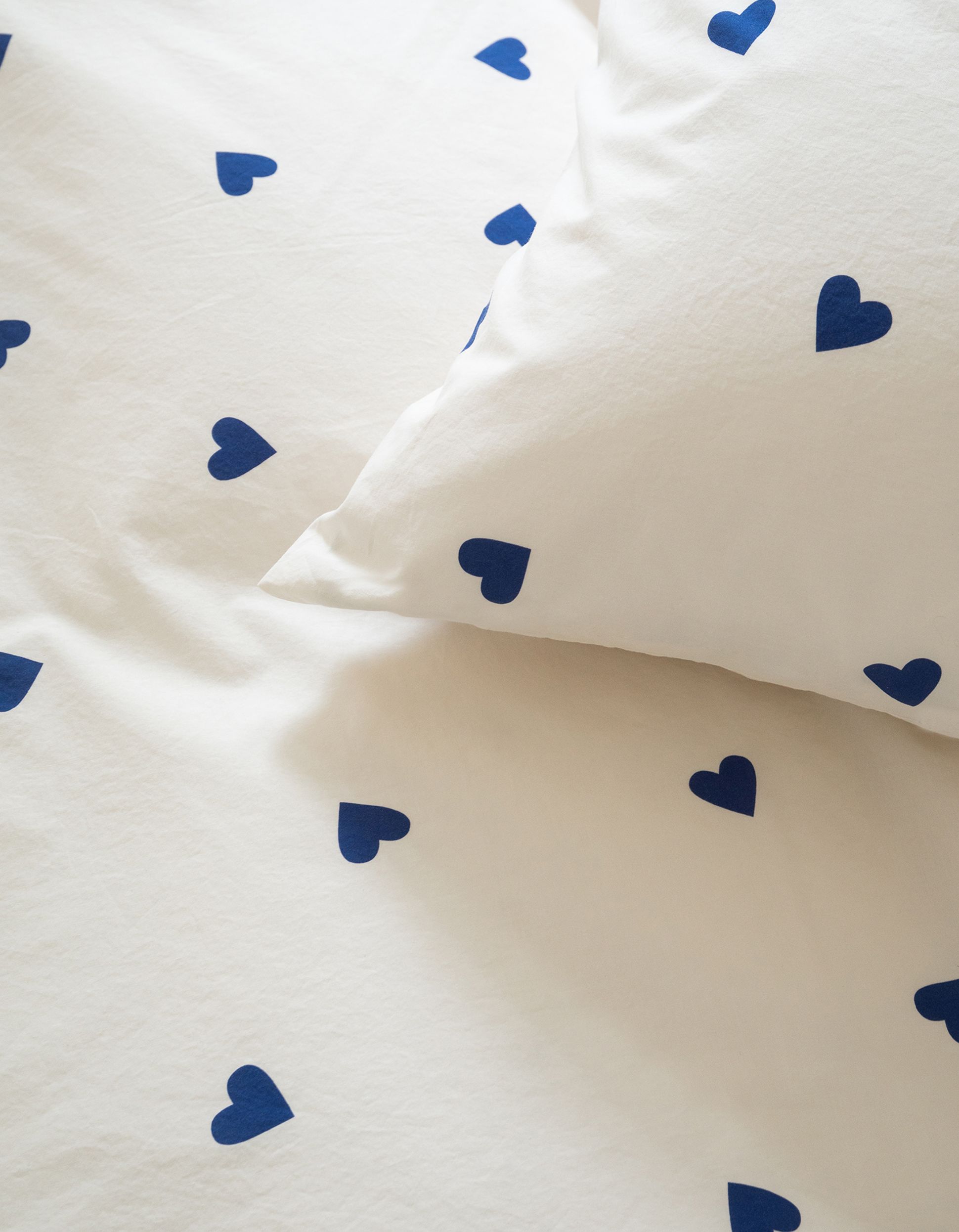 Parure percale lavée coup de coeur