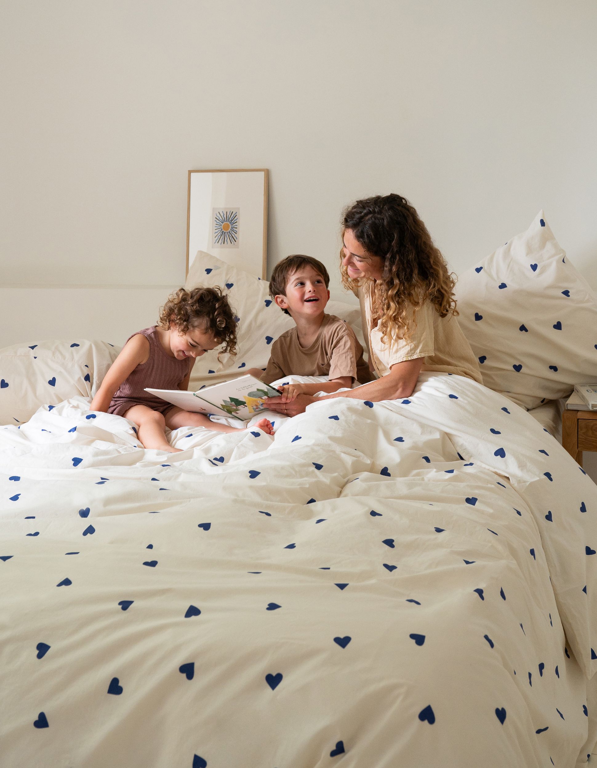 Parure percale lavée coup de coeur