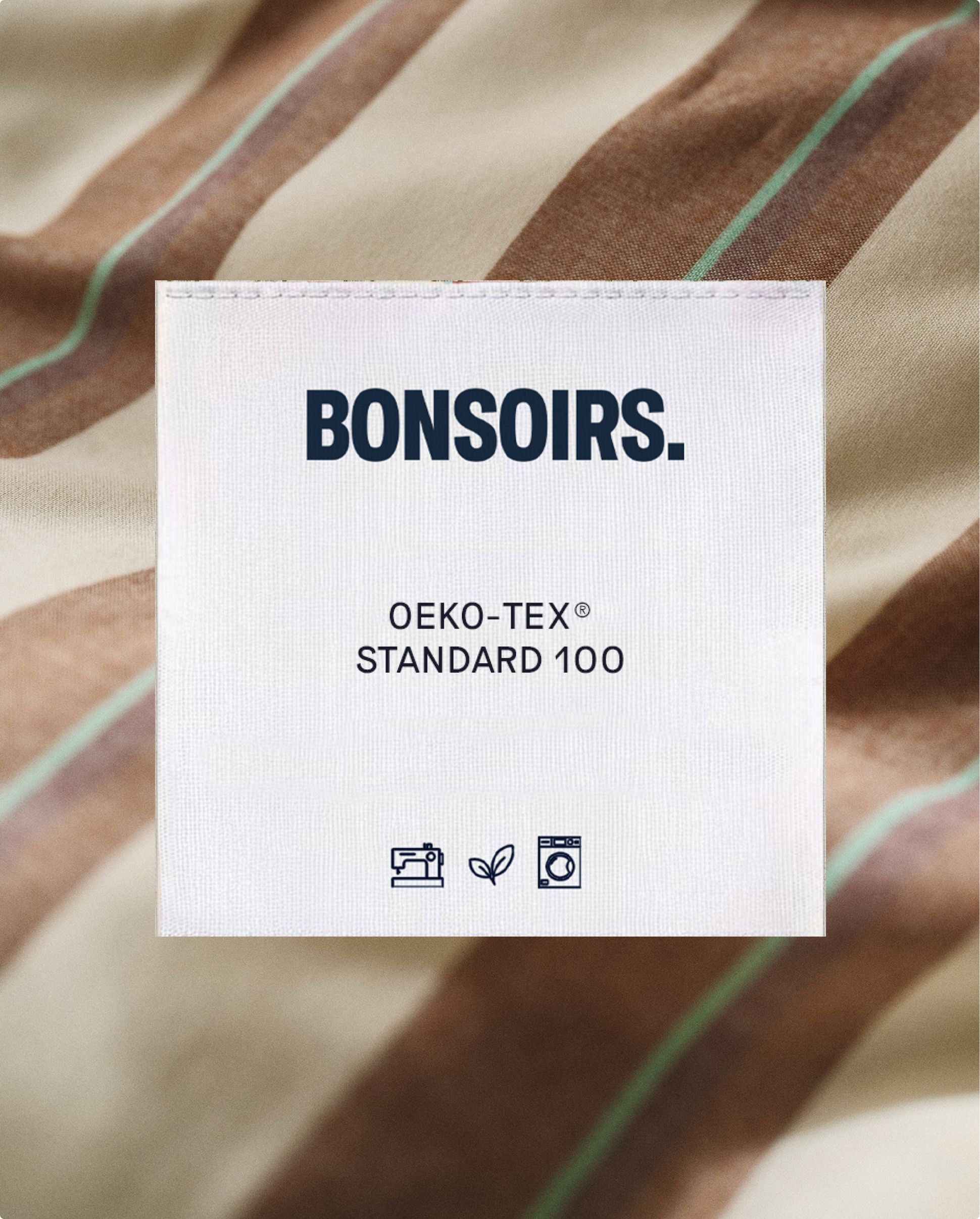 label oekotex flanelle de tencel