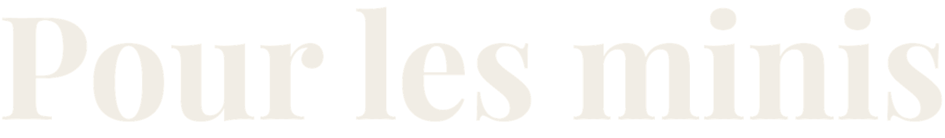 Collaboration Bonsoirs Margaux Keller Collections - Pour les minis