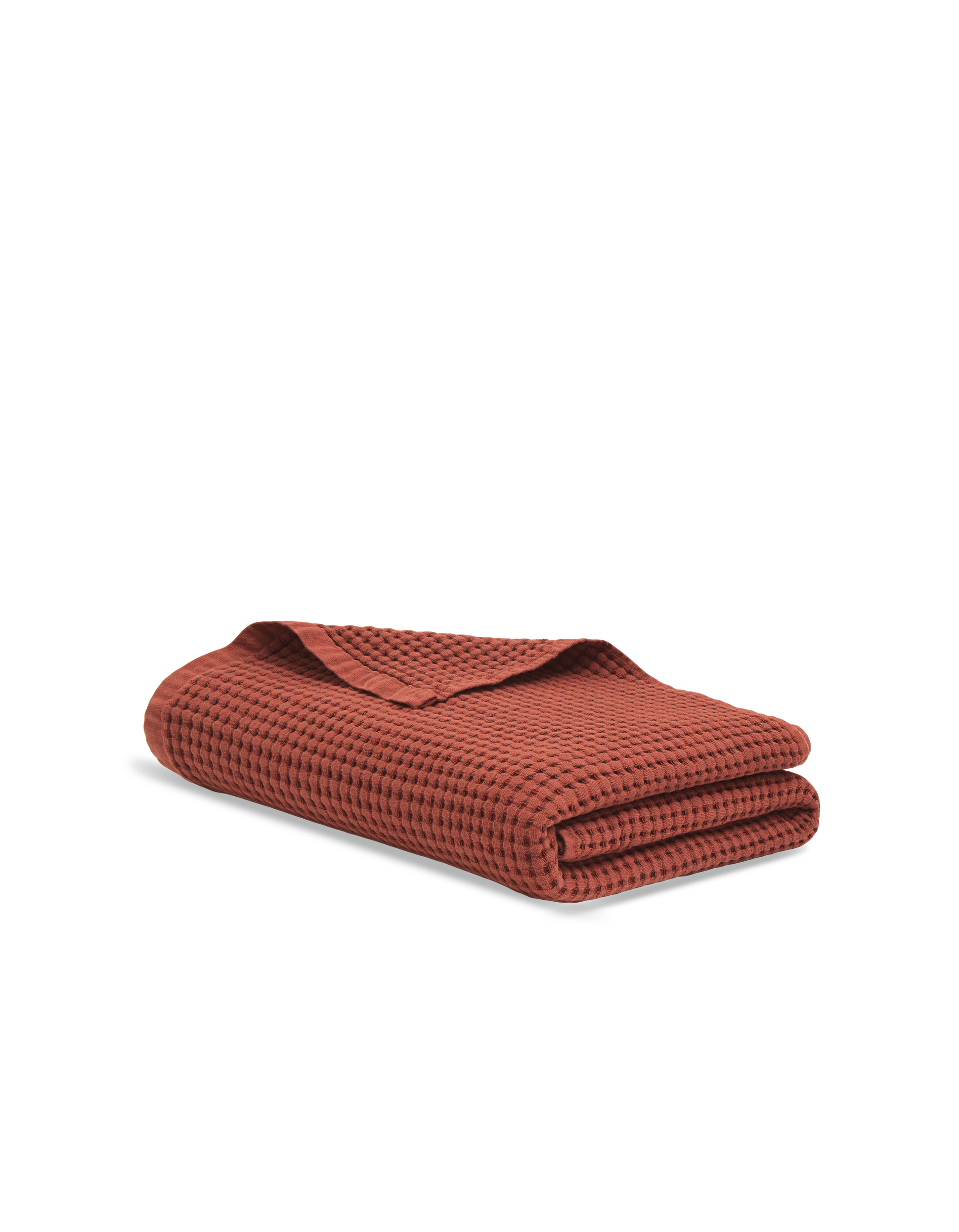 serviette de bain terracotta