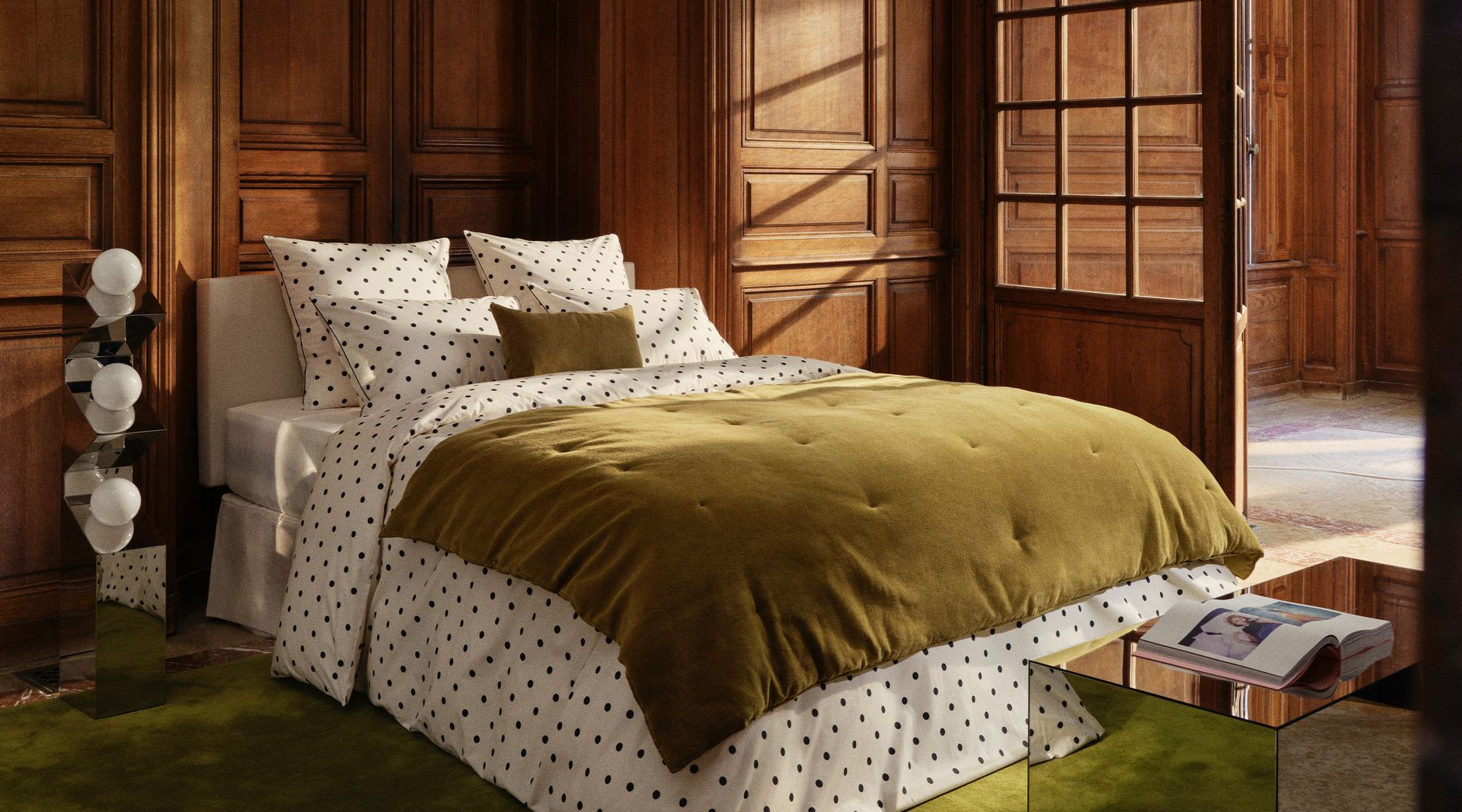 Parure Percale Polka - Bonsoirs