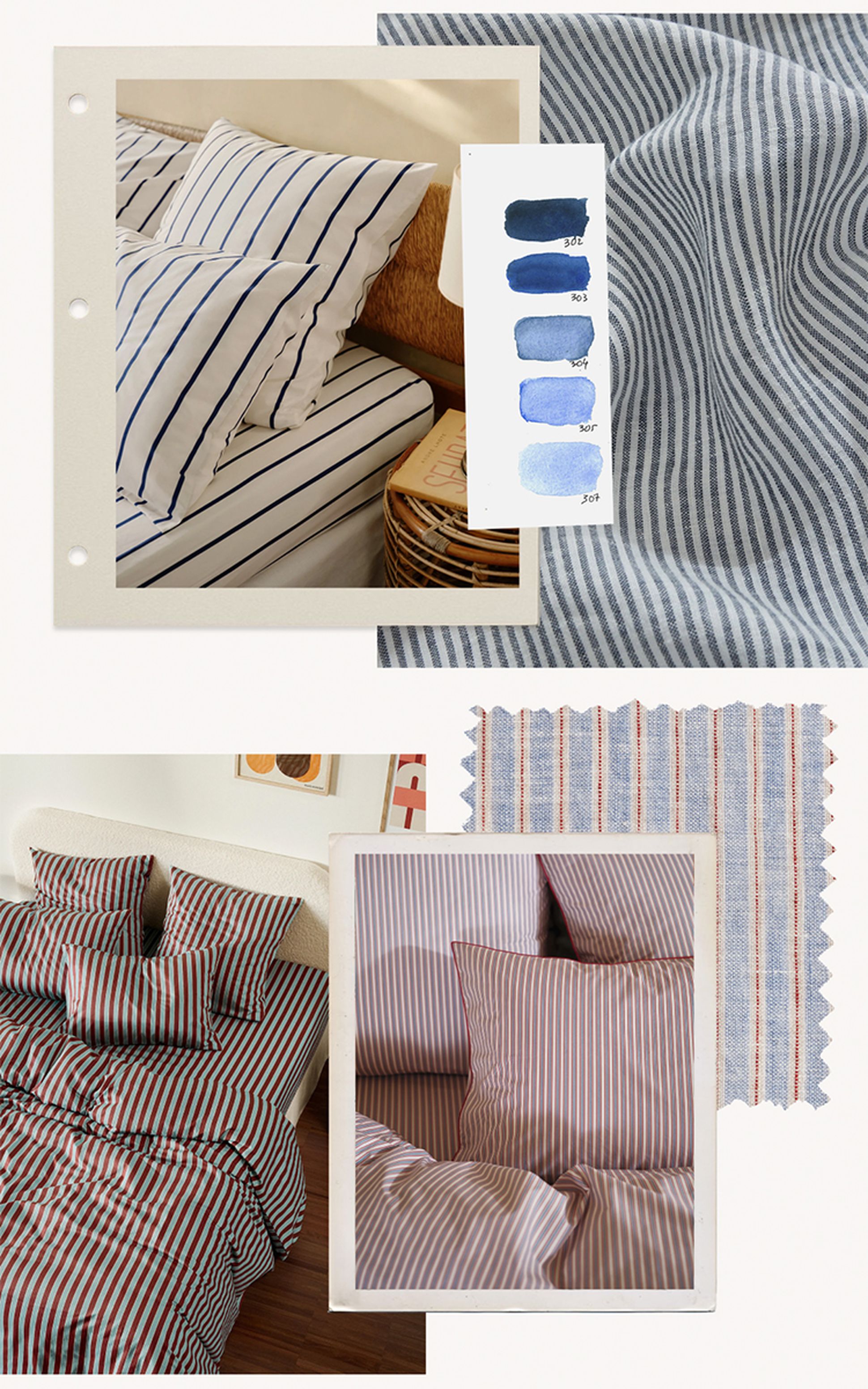 Bonsoirs Draps Rayures Savoir Faire