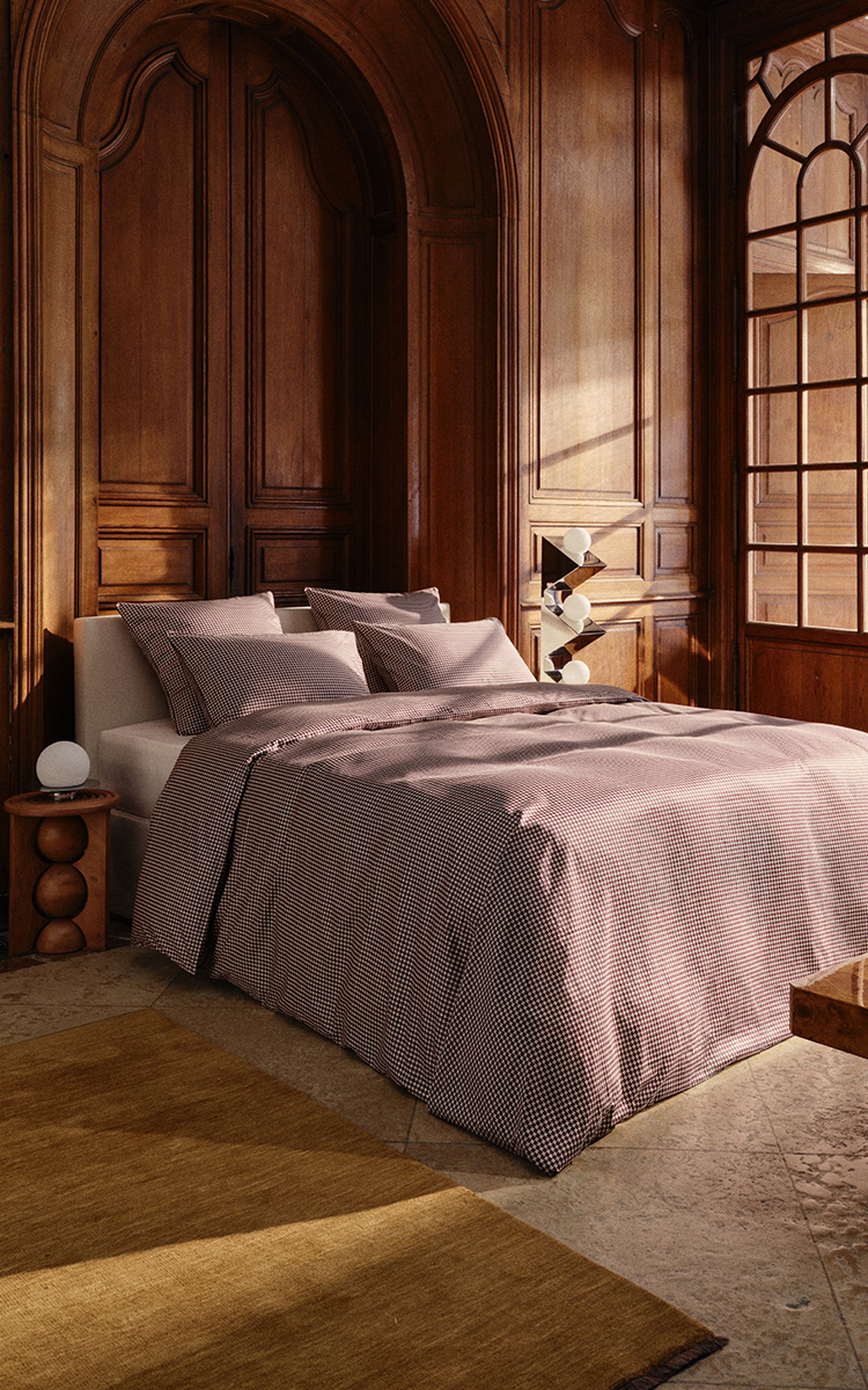 Parure Satin Pas-de-coq - Bonsoirs