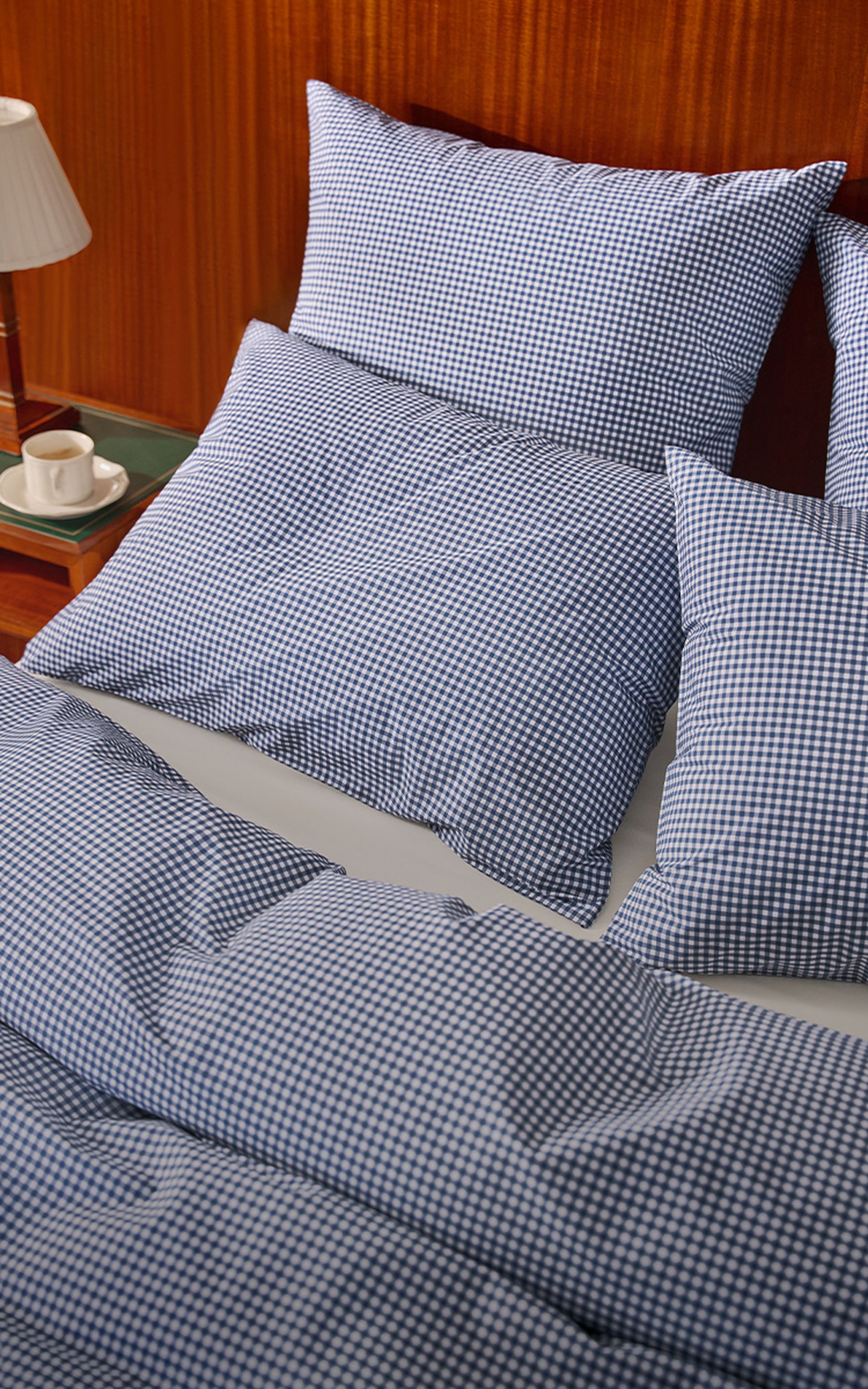 Percale de coton - Mini Vichy Bleu - Bonsoirs
