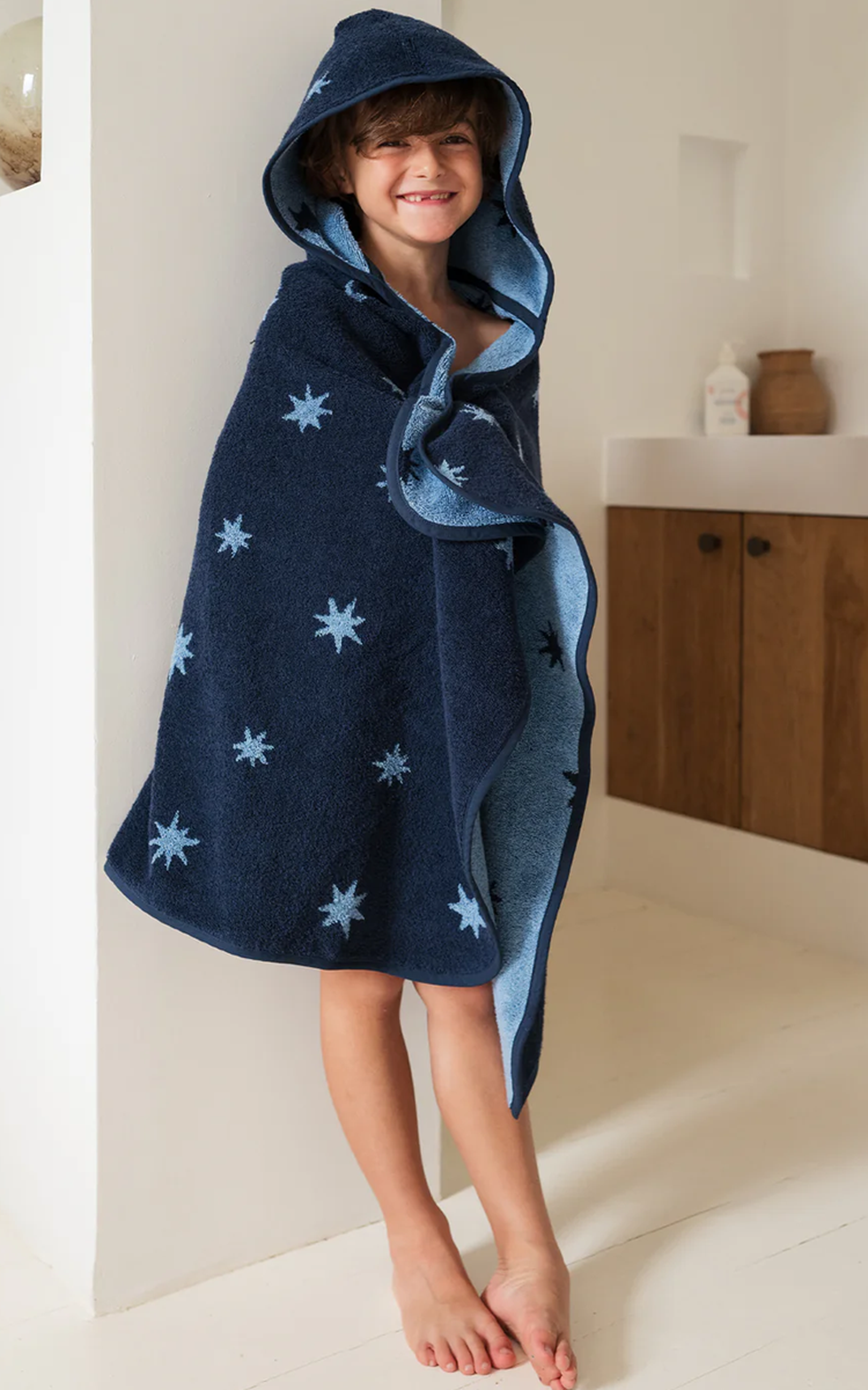 cape de bain etoile enfant bonsoirs