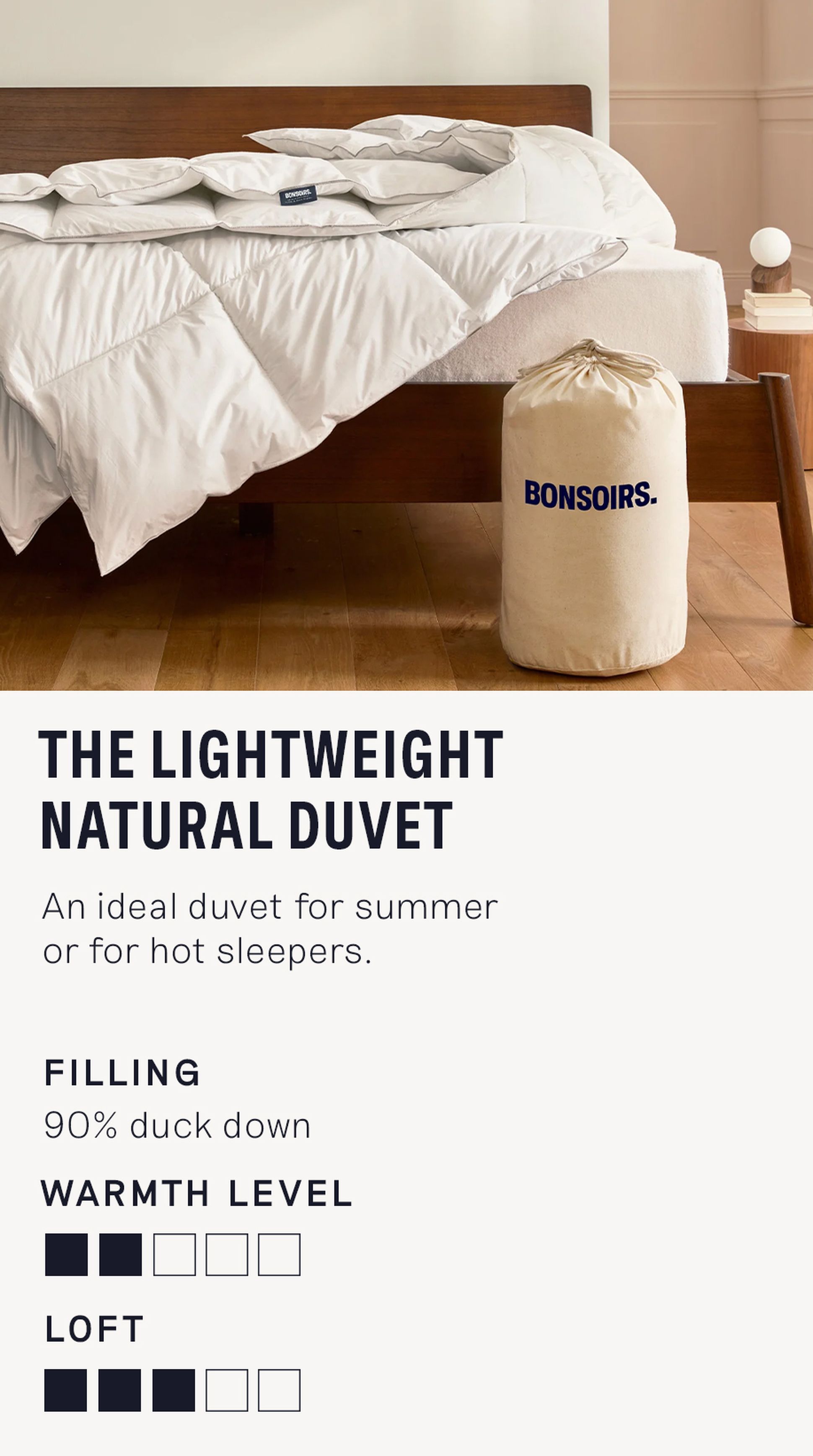 Infographie Couette Légère Naturelle