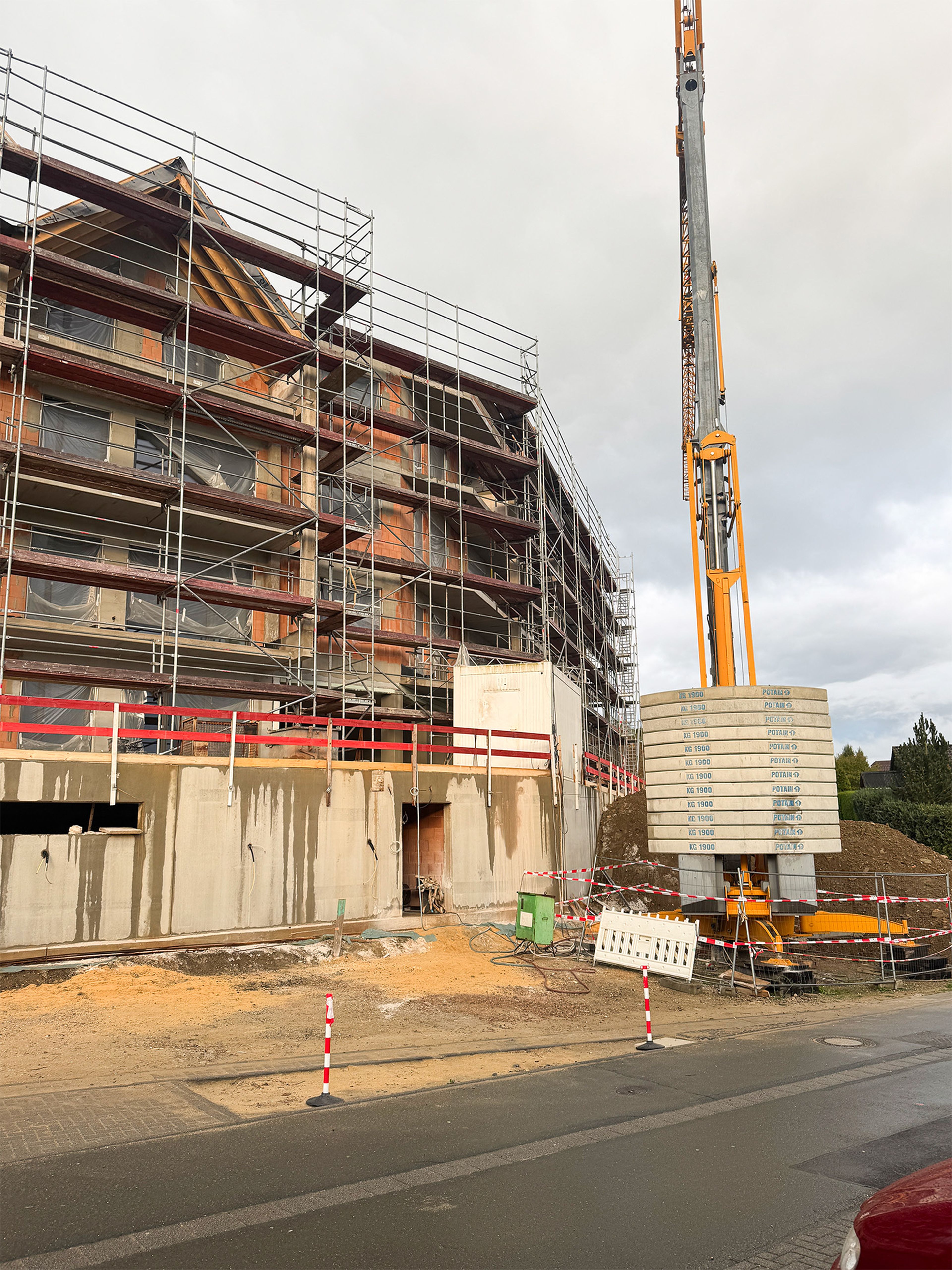 Dornbusch Mehrfamilienhaus - Hamm Architekten - in Arbeit