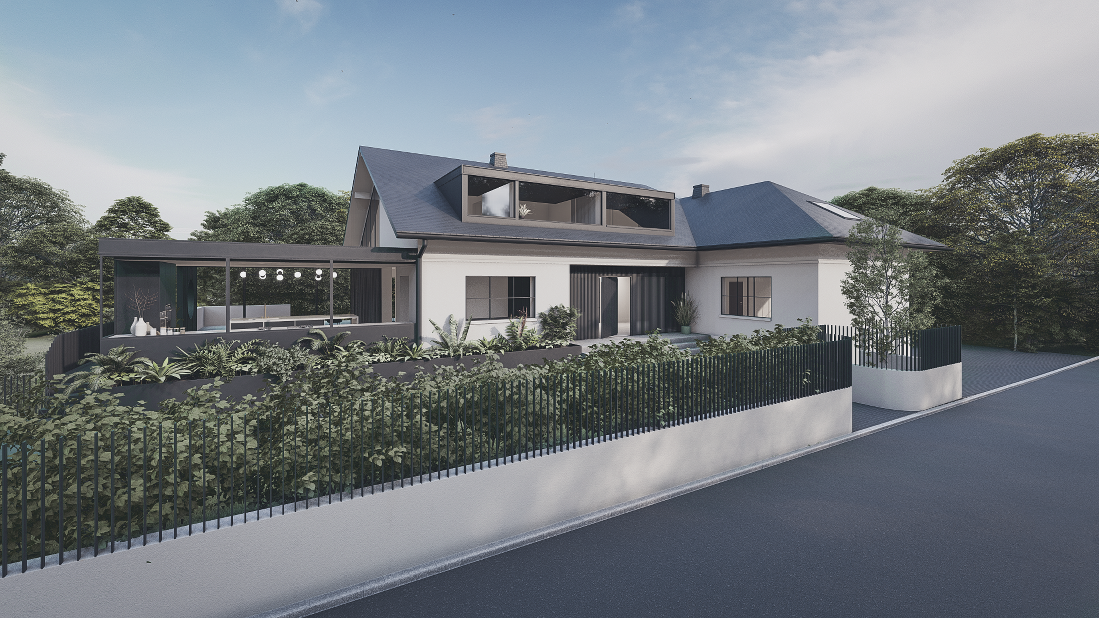 Königstein Wohnhaus - HAMM Architekten - Visualisierung 14