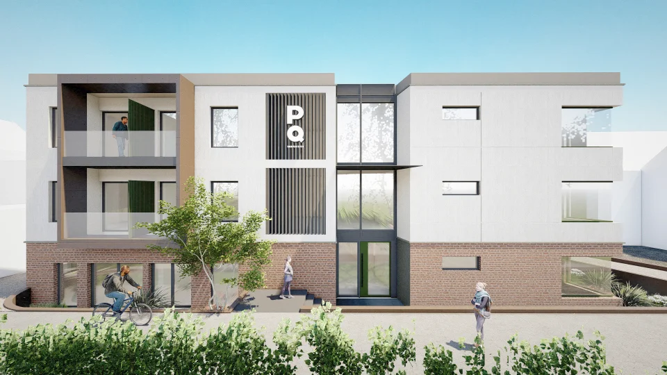 Mehrfamilienhaus Brückwiese - Hamm Architekten - Visualisierung 8