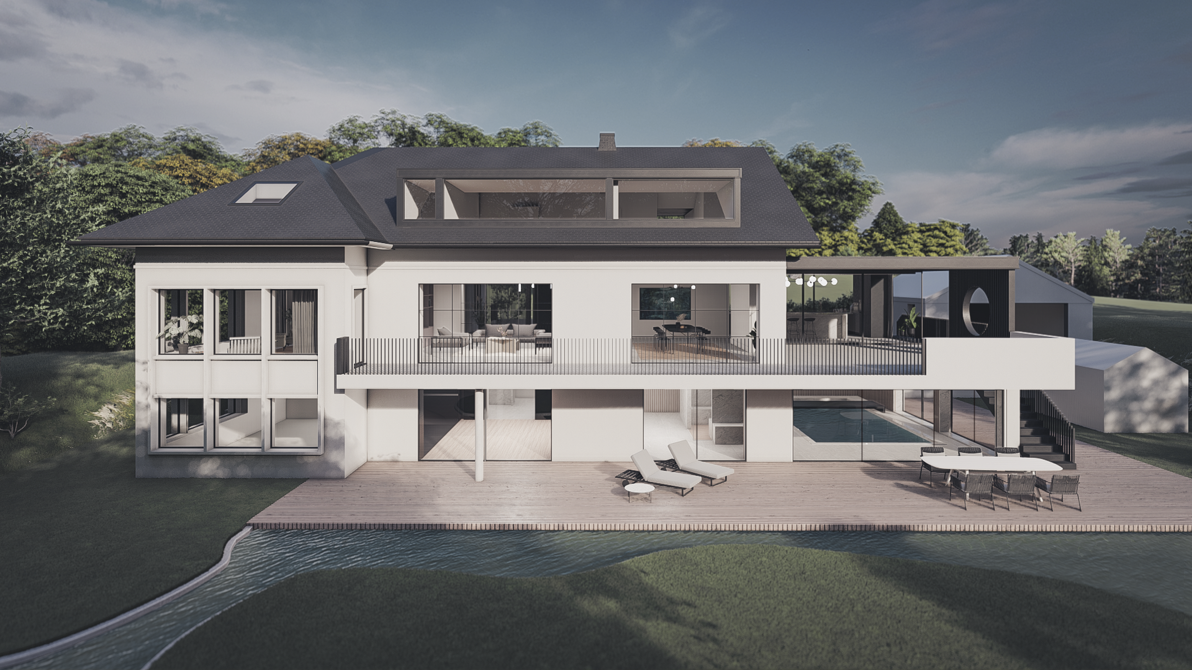Königstein Wohnhaus - HAMM Architekten - Visualisierung 15