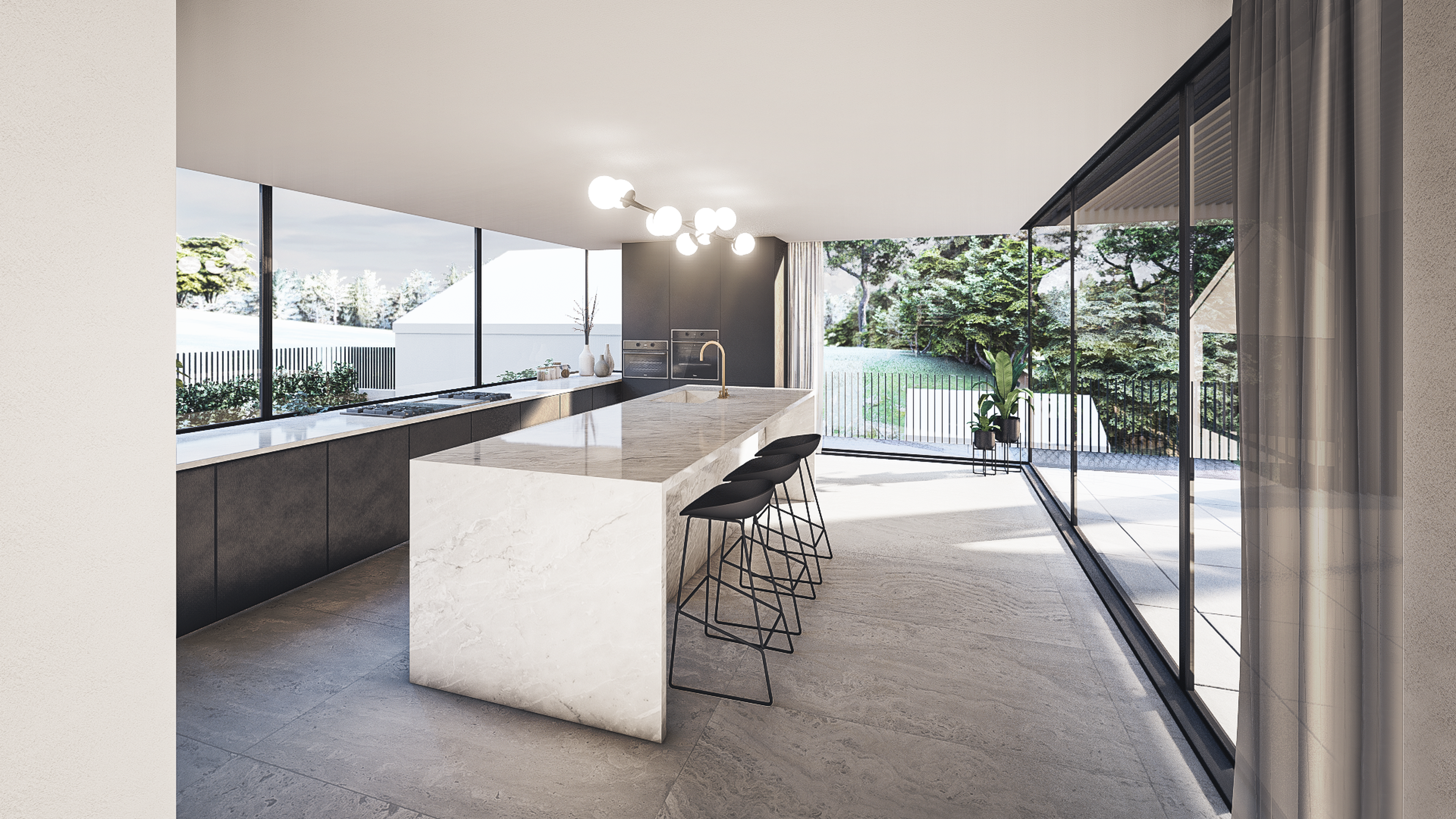 Königstein Wohnhaus - HAMM Architekten - Visualisierung 3
