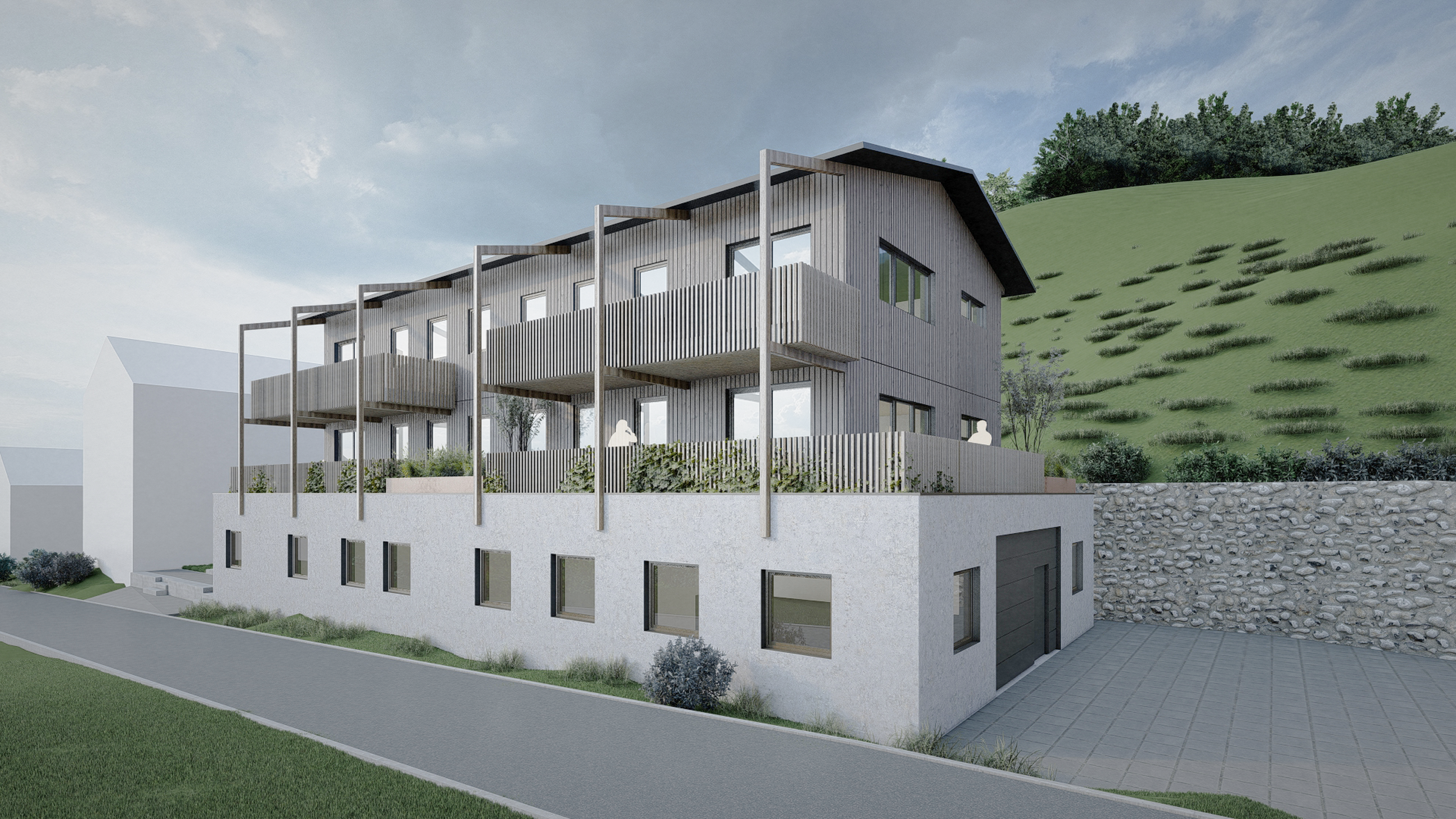 am rehtor mehrfamilienhaus - hamm architekten - visualisierung 2