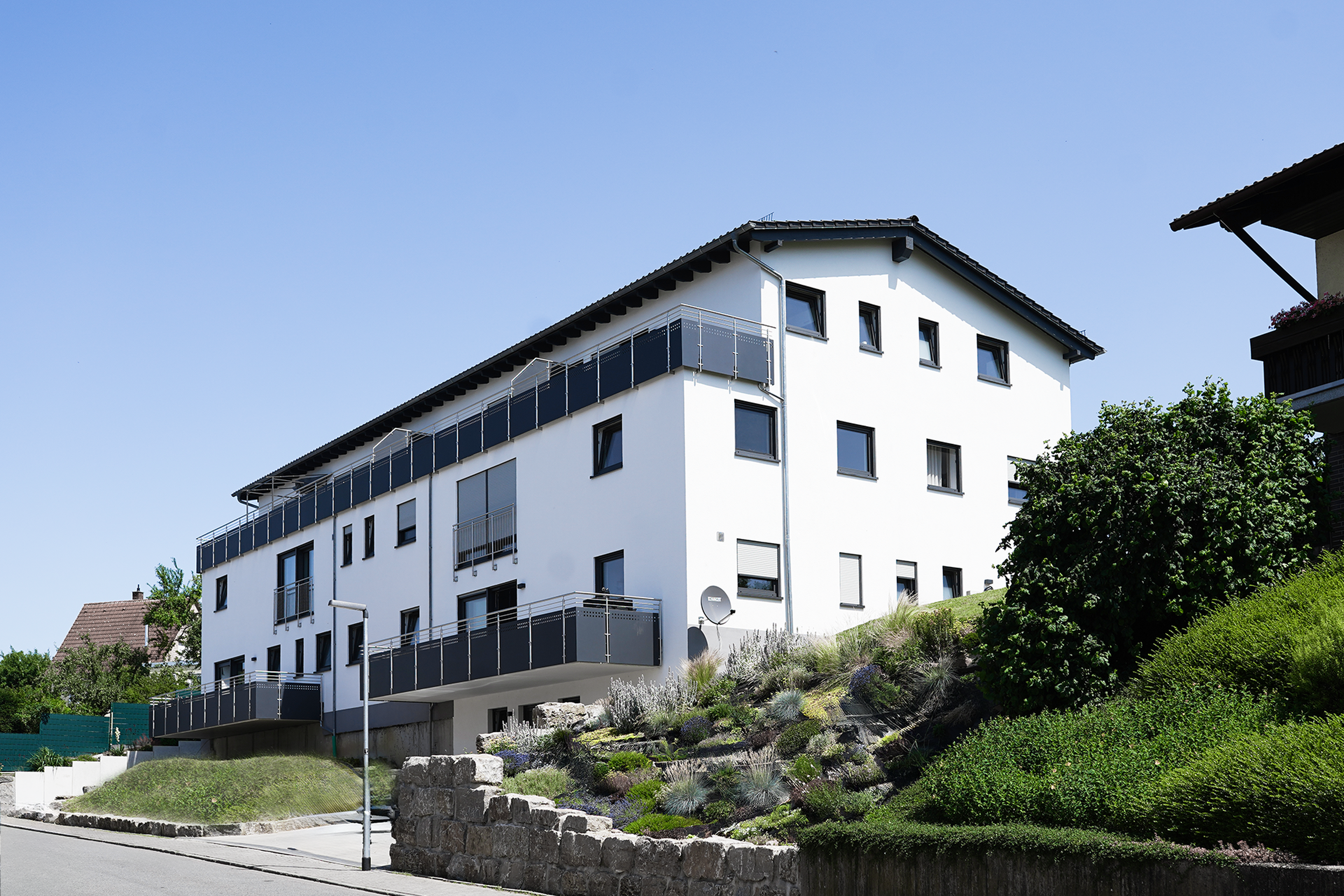 Erbach Jugendheim & Mehrfamilienhaus - HAMM Architekten - Außenbereich 1