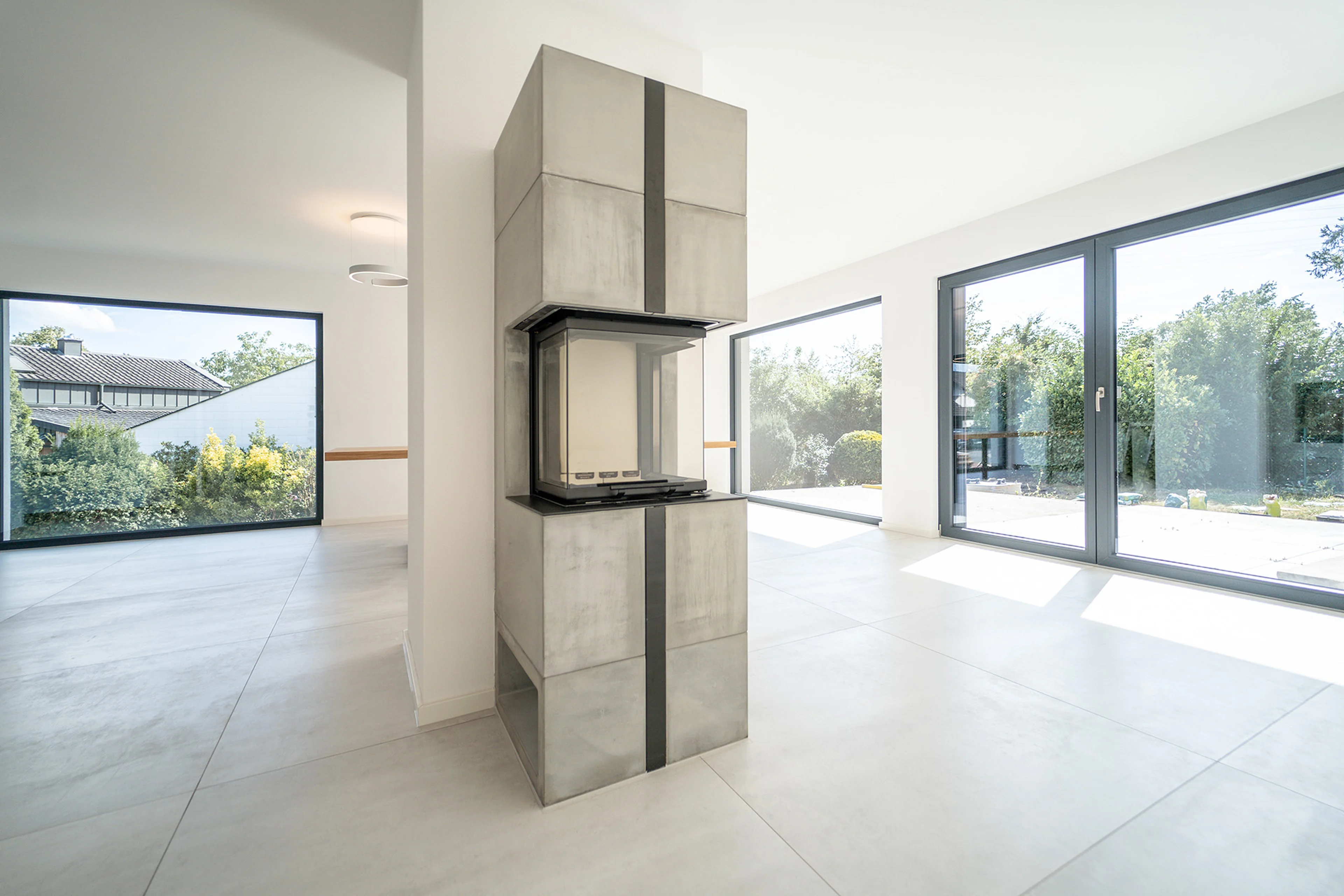 Aschaffenburg Einfamilienhaus - Hamm Architekten - Kamin