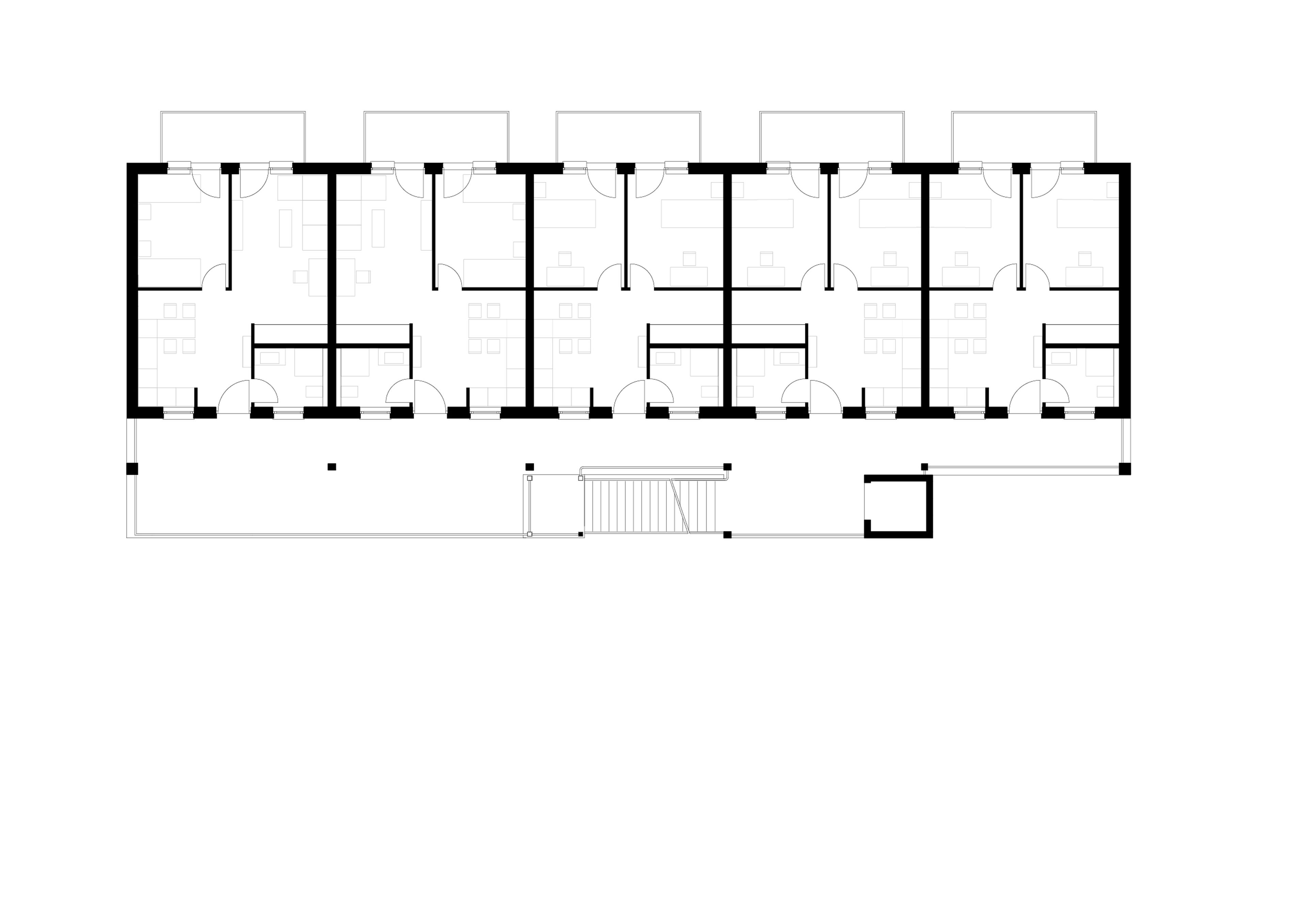 apartment hotel babenhausen - hamm architekten - grundriss