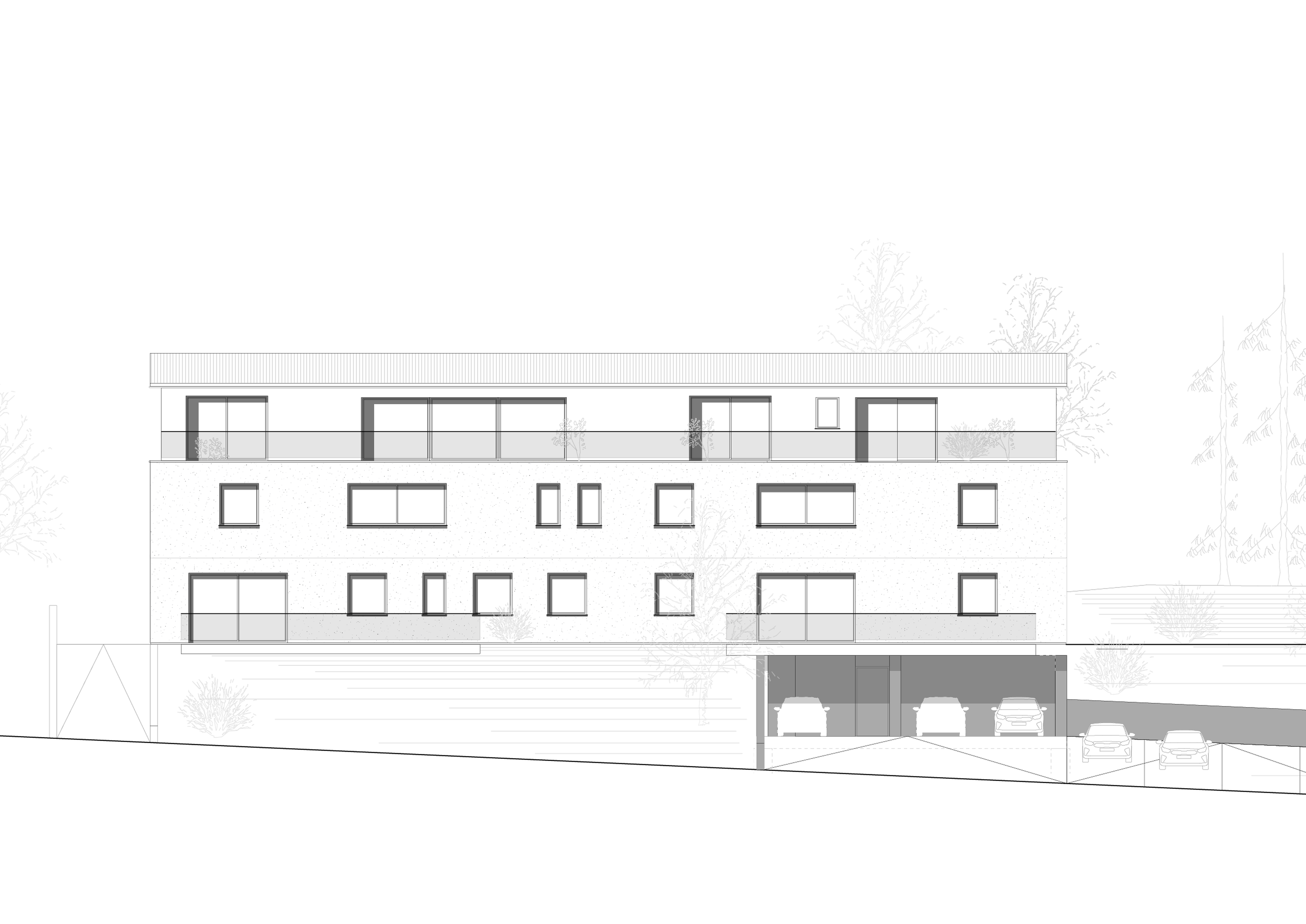 Erbach Jugendheim & MFH - HAMM Architekten - Ansicht