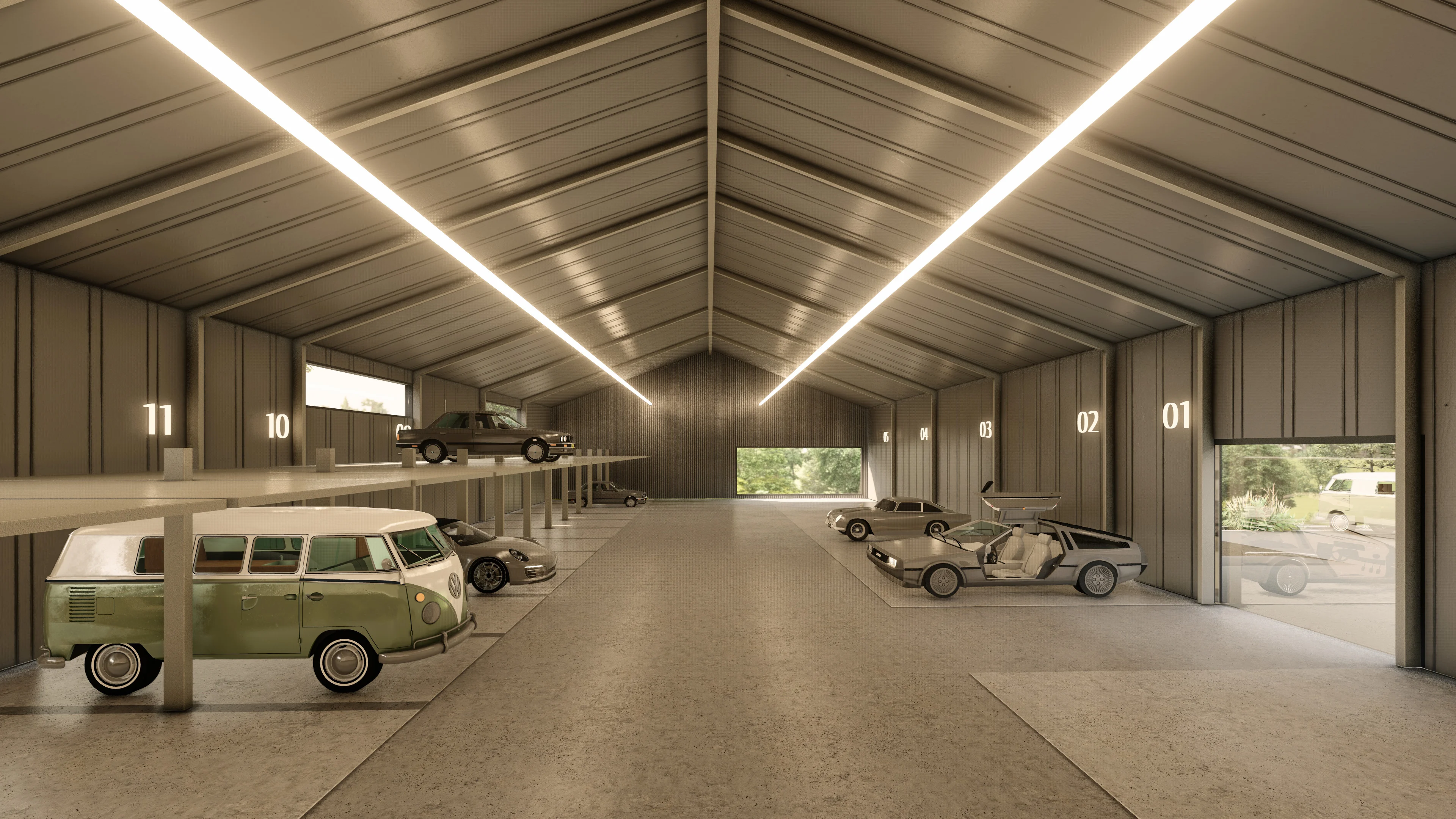 Classic Car Depot Michelstadt - HAMM Architekten - Visualisierung 2