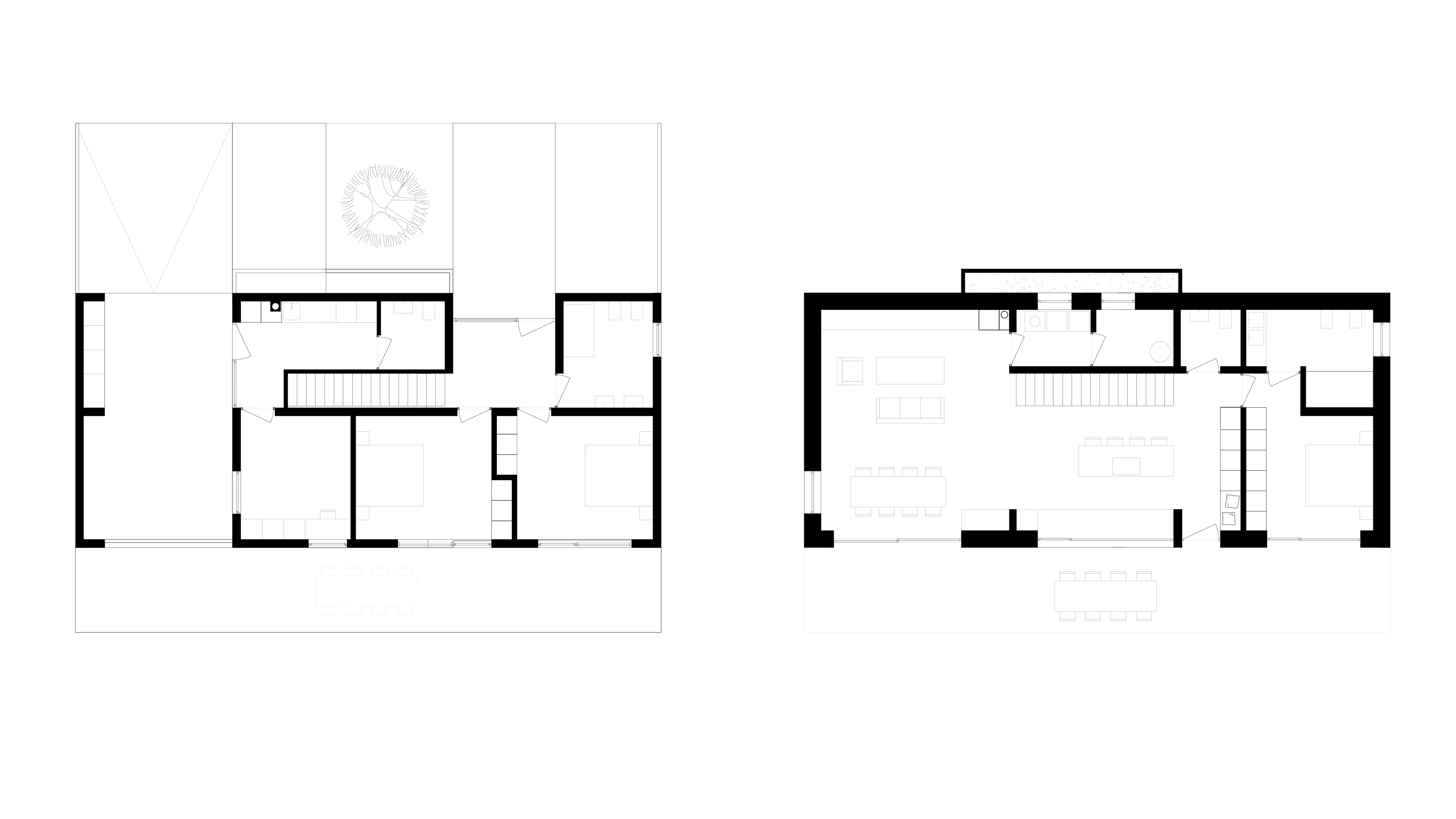 Modern Wooden House Fendrik – Hamm Architekten – Floorplans