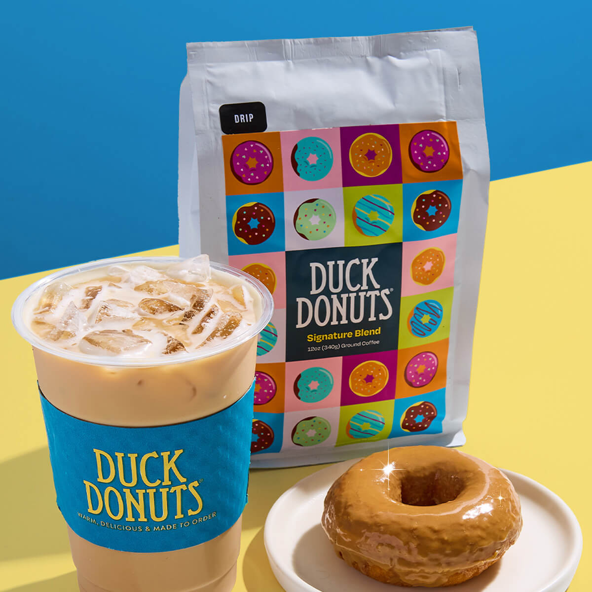 Free Espresso Iced Donut with any Purchase In-Store and New Retail Coffee Bags