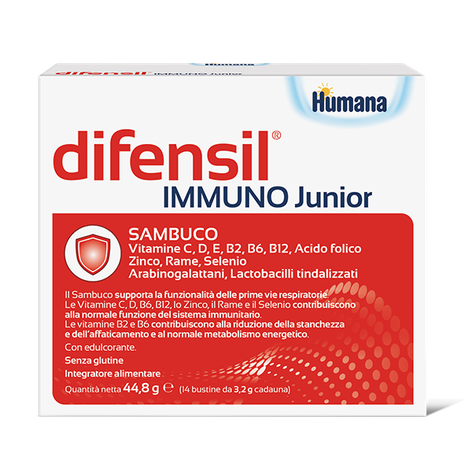 Confezione di  Difensil® IMMUNO Junior 