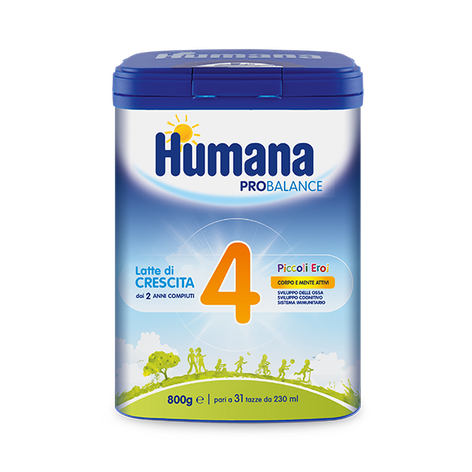 Confezione di Humana 4 polvere