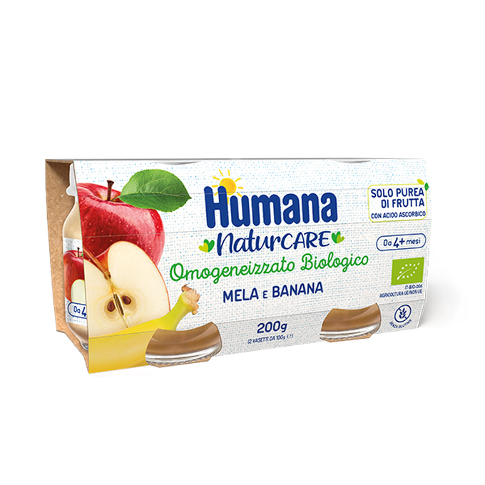 Confezione di Omogeneizzato Bio Mela e Banana Confezione di Omogeneizzato Bio Mela e Banana