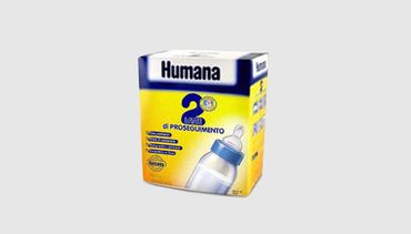 Confezione di Humana 2 latte di proseguimento.