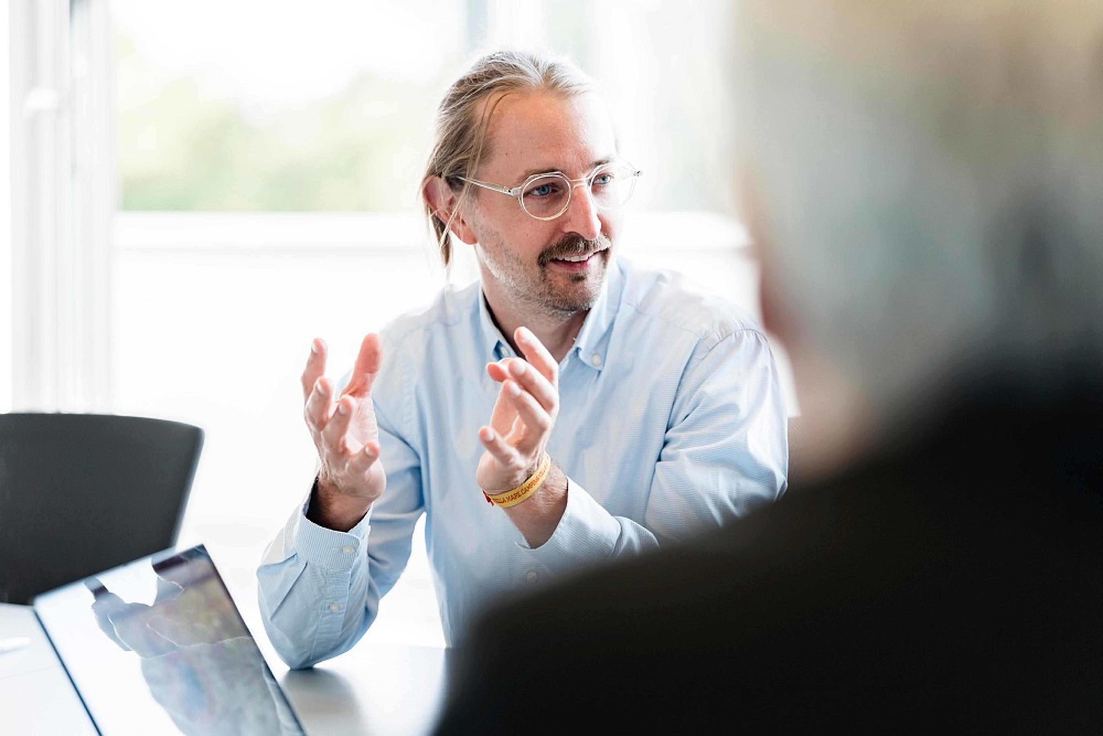 Sebastian Schüßler im Gespräch