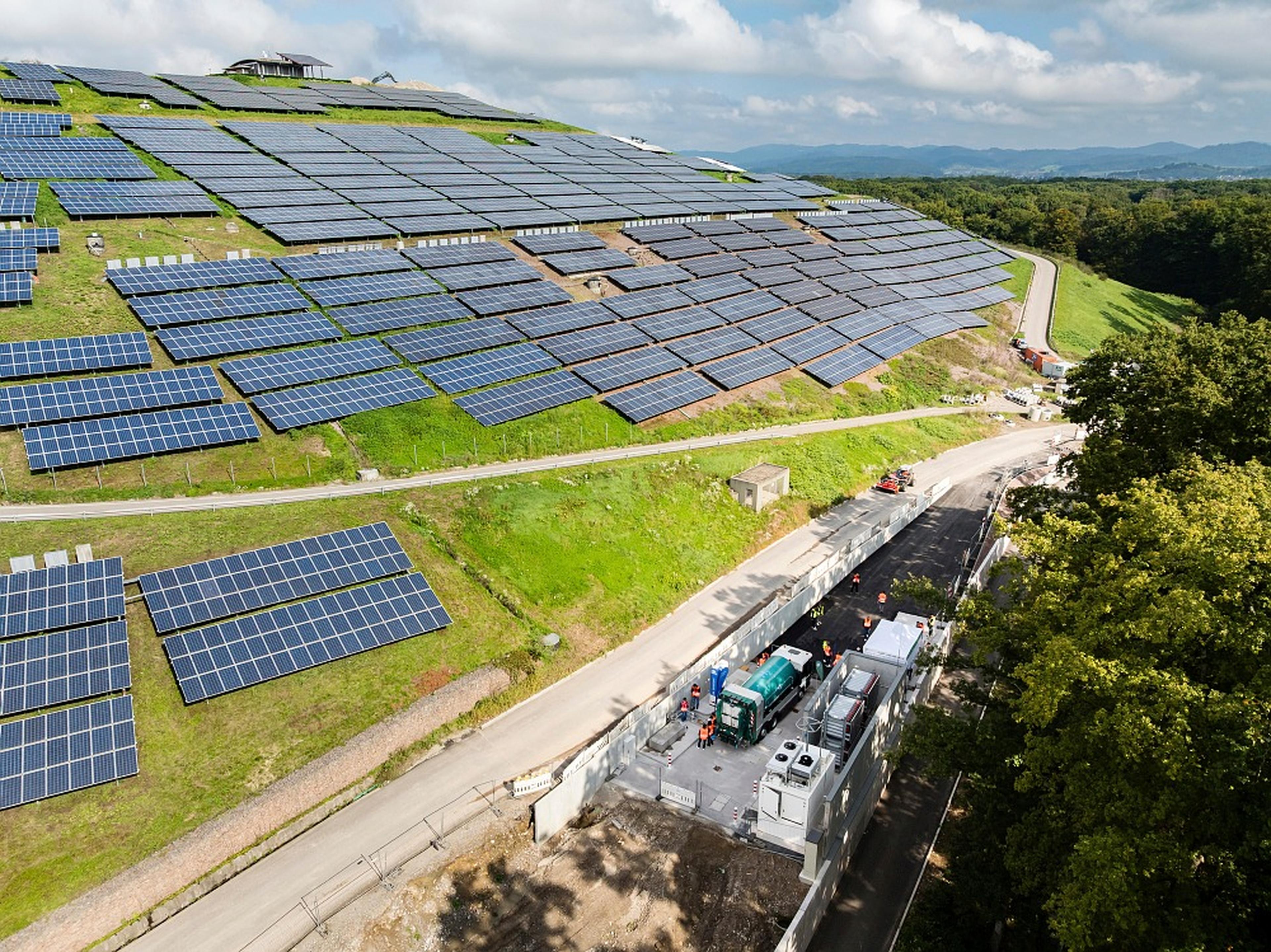 Photovoltaikanlage Eichelbuck, Abfallwirtschaft Freiburg