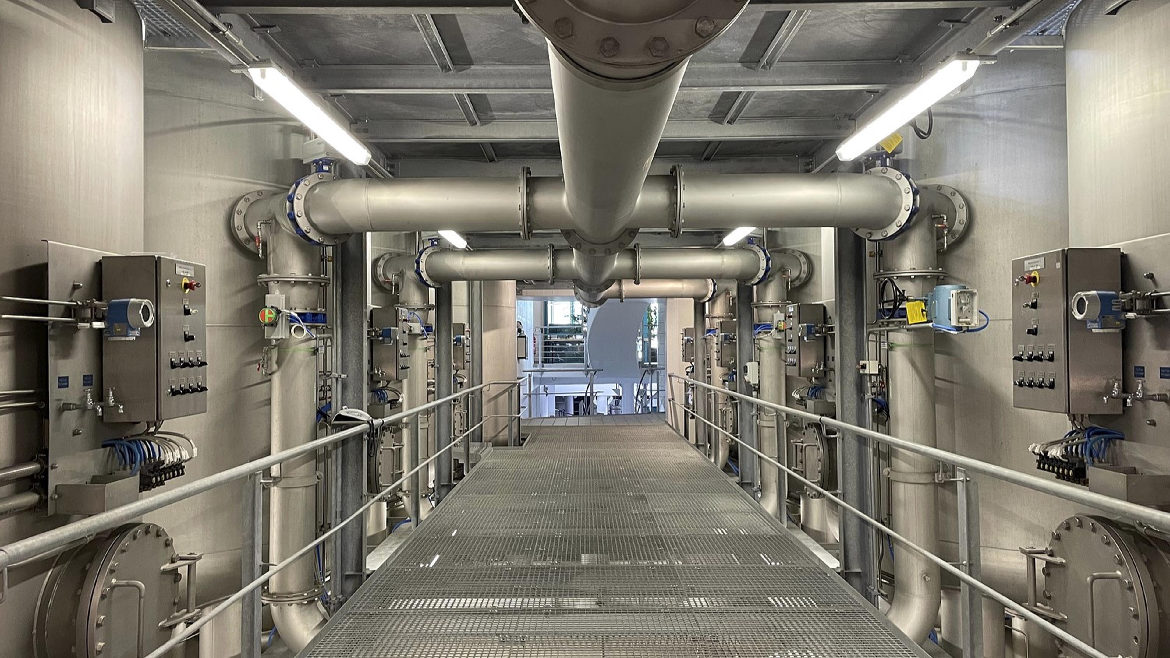 Wasserwerk von innen