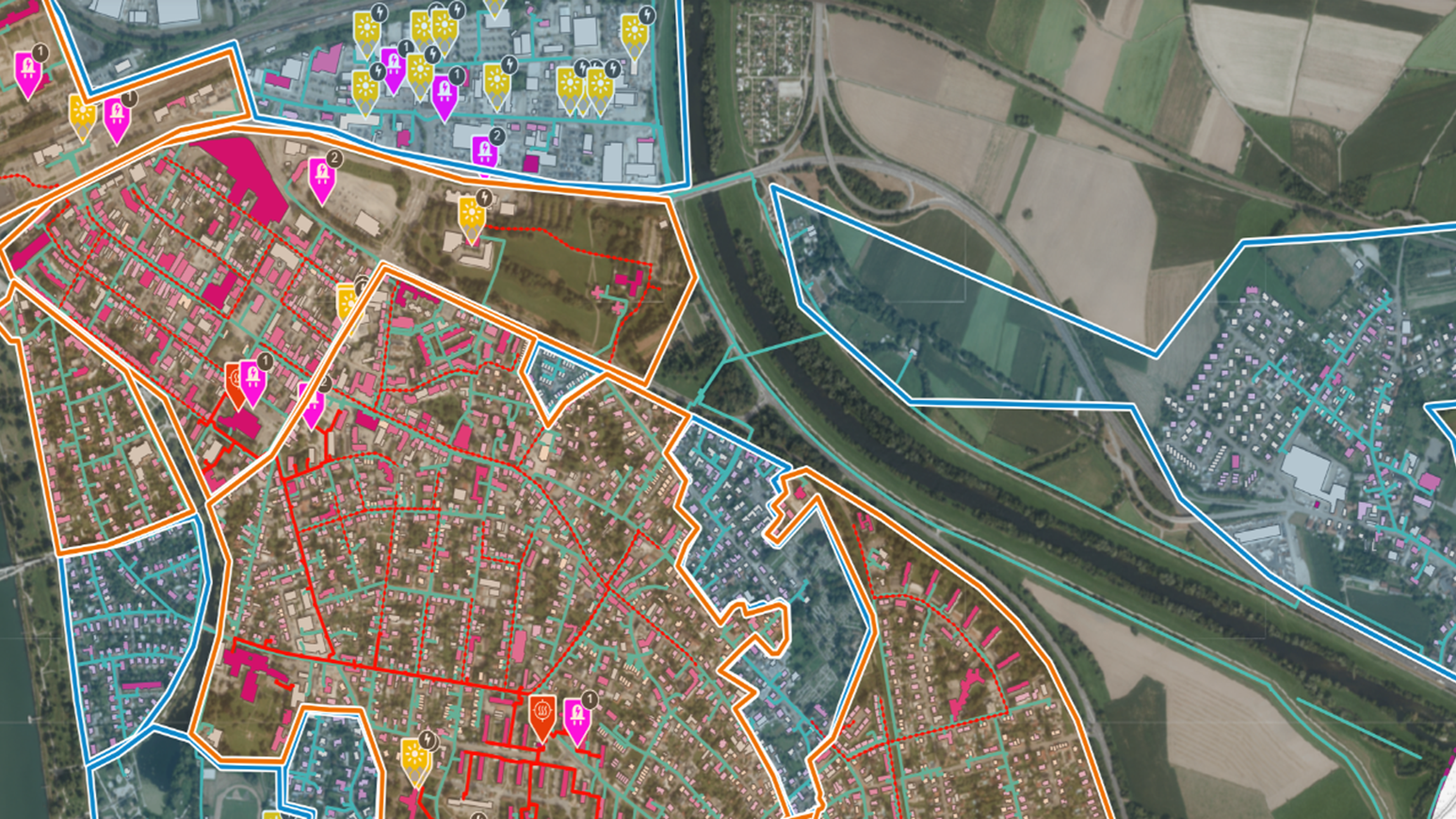Ein Beispiel eines DELP-Wärmeplans