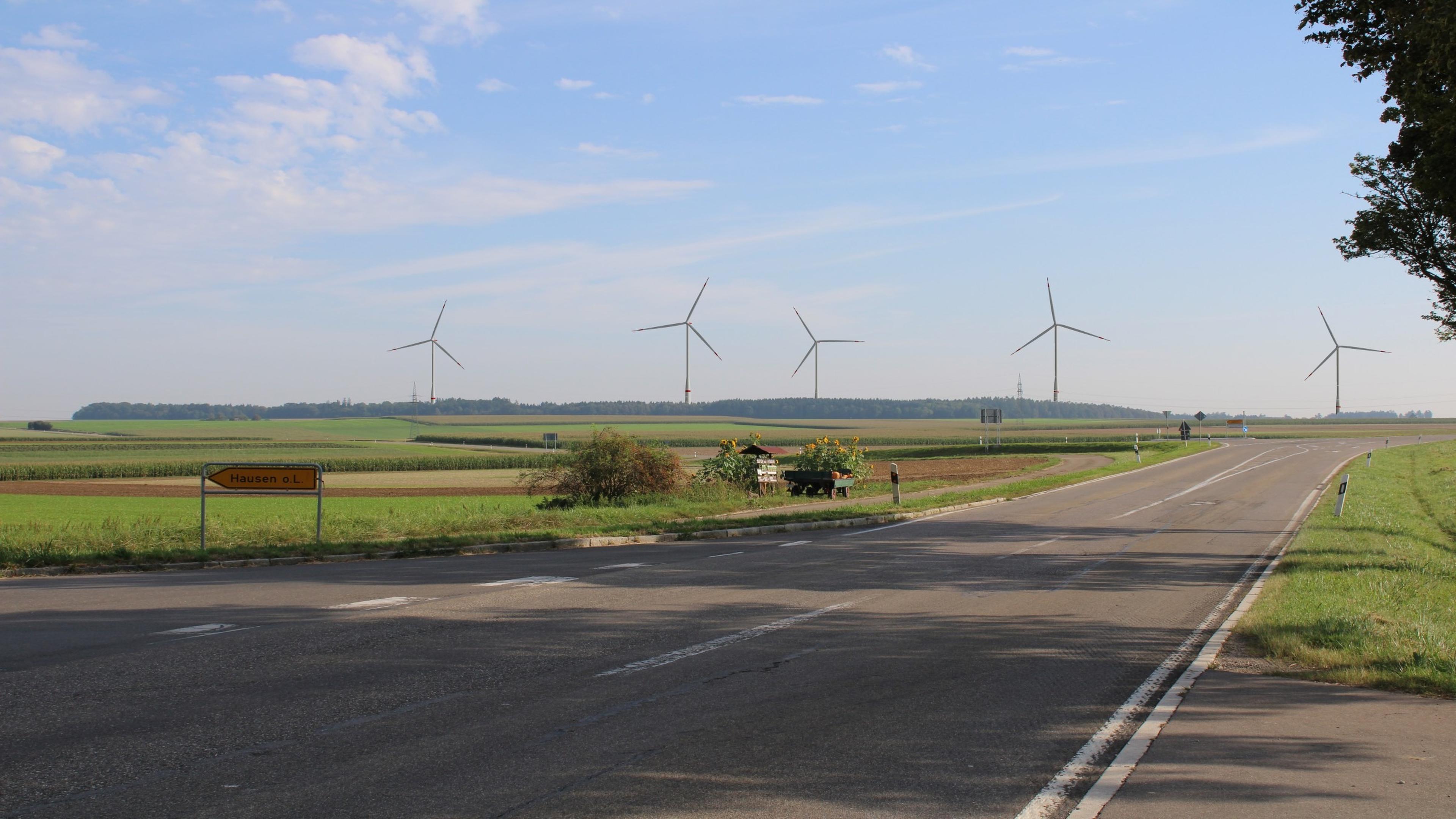 Visualisierung geplanter Windpark Teichhau bei Gerstetten