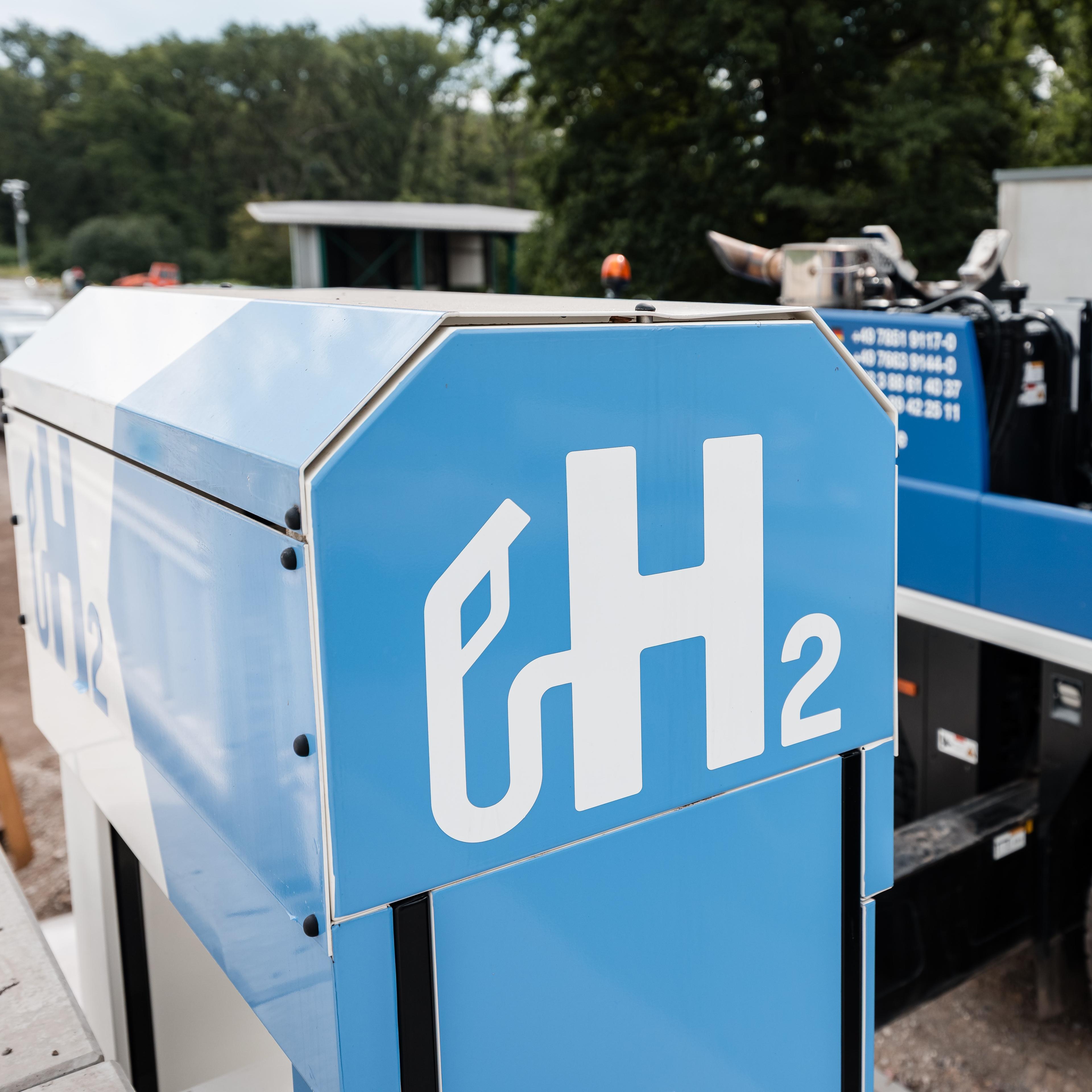 Wasserstofftankstelle im Zoom