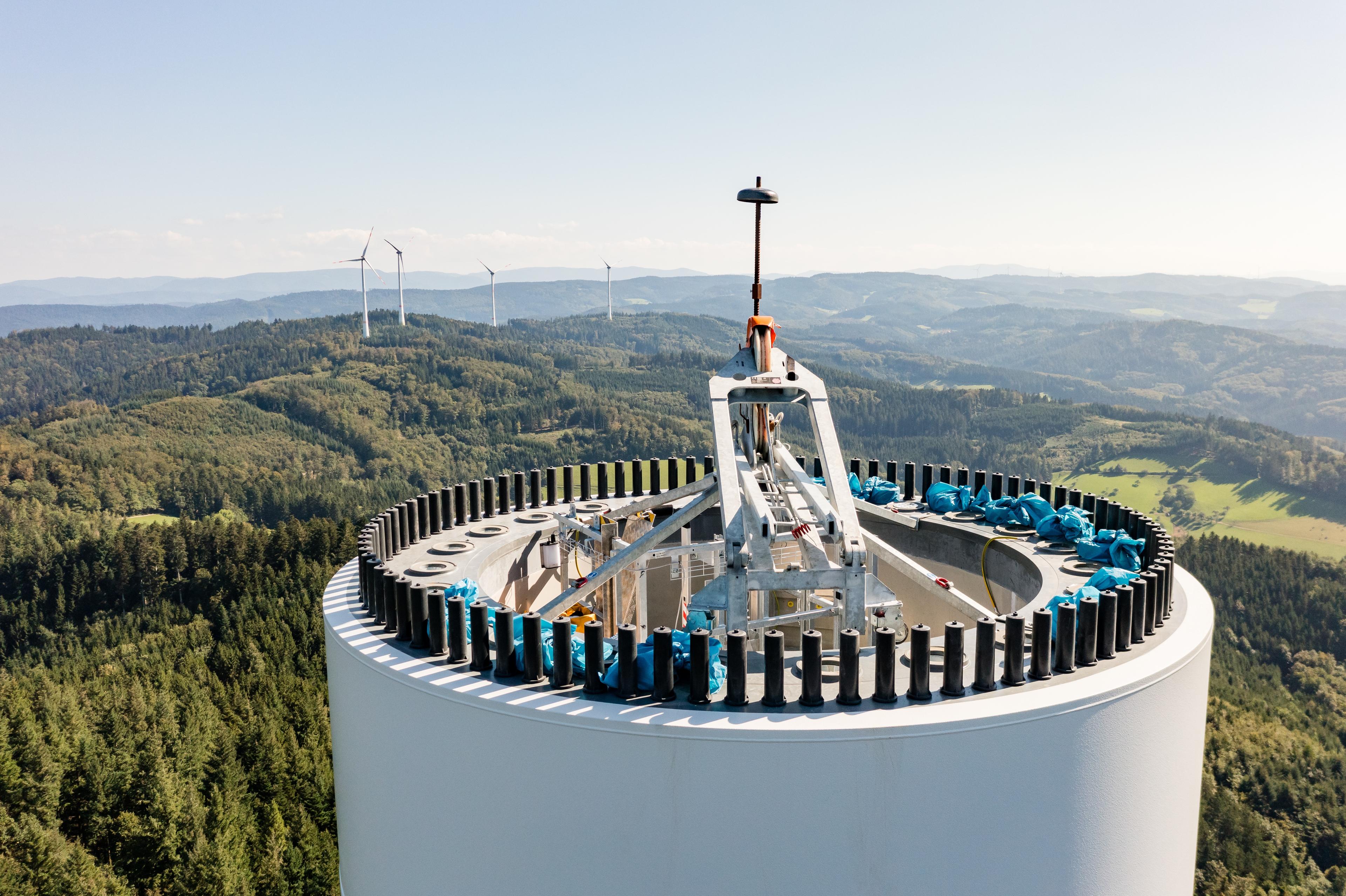 Offenes Windrad am Kallenwald