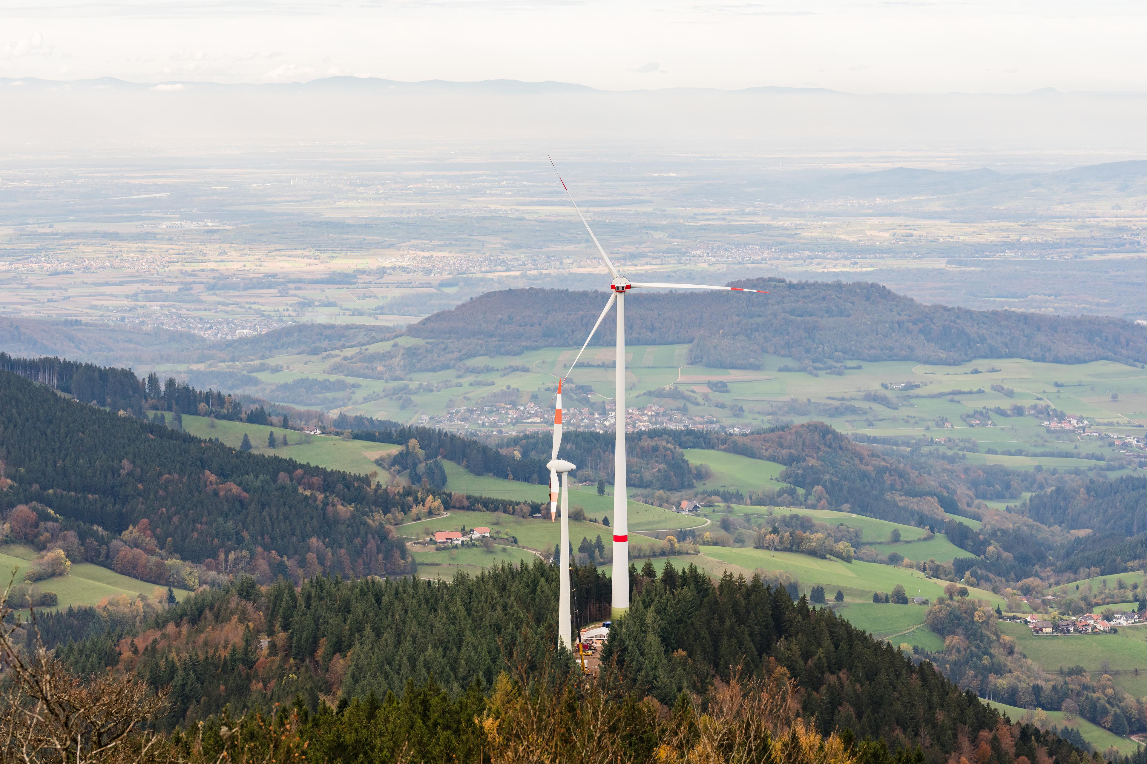 Windräder an der Holzschlägermatte